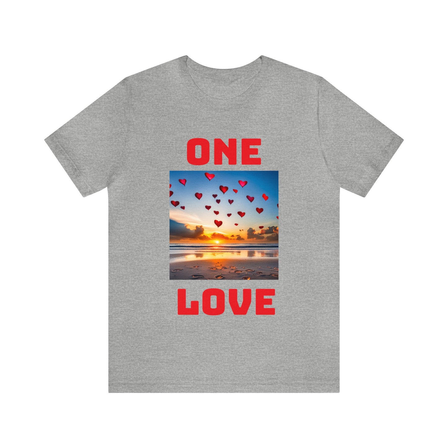 One Love Unisex Jersey Short Sleeve Tee