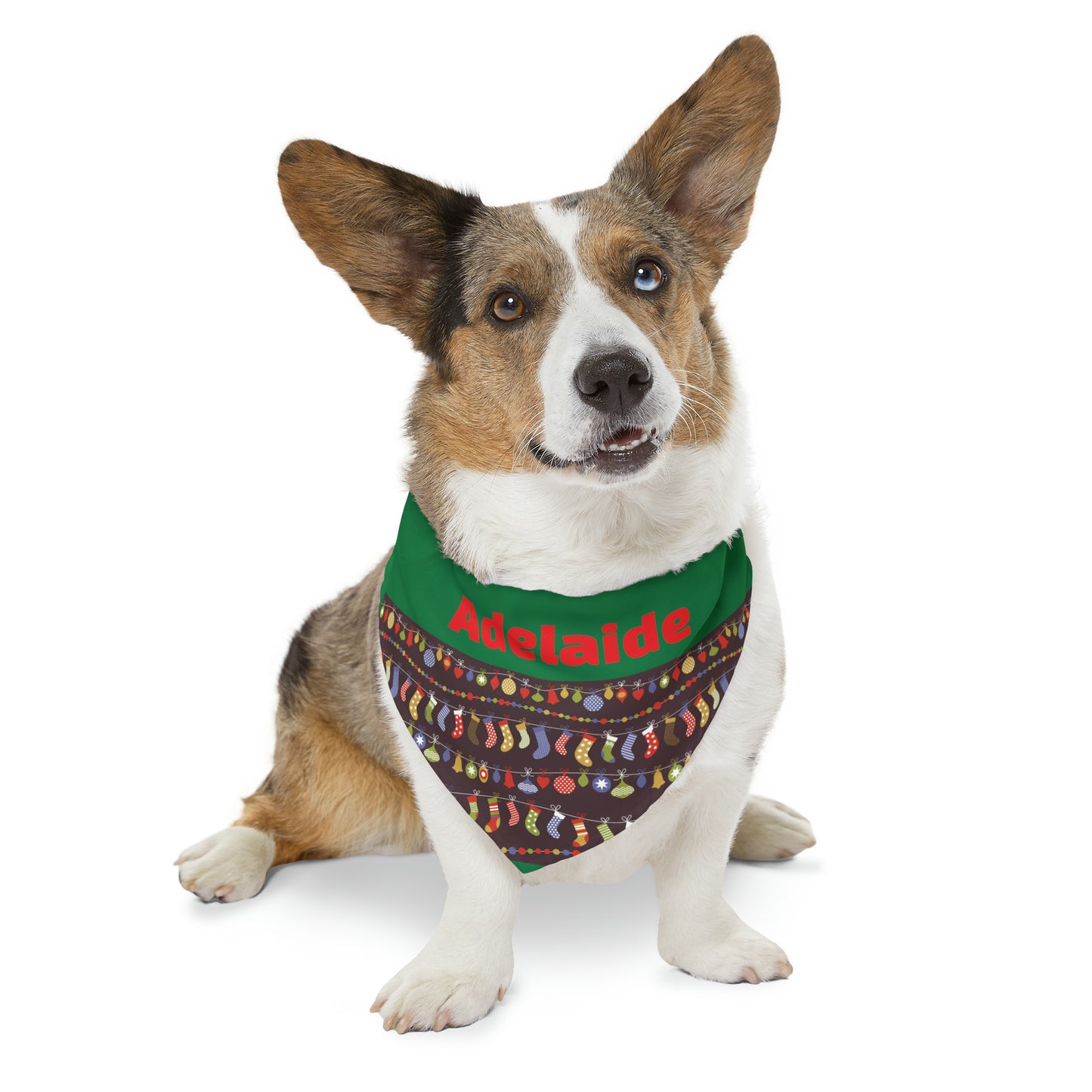 Personalized Christmas Pet Bandana Collar