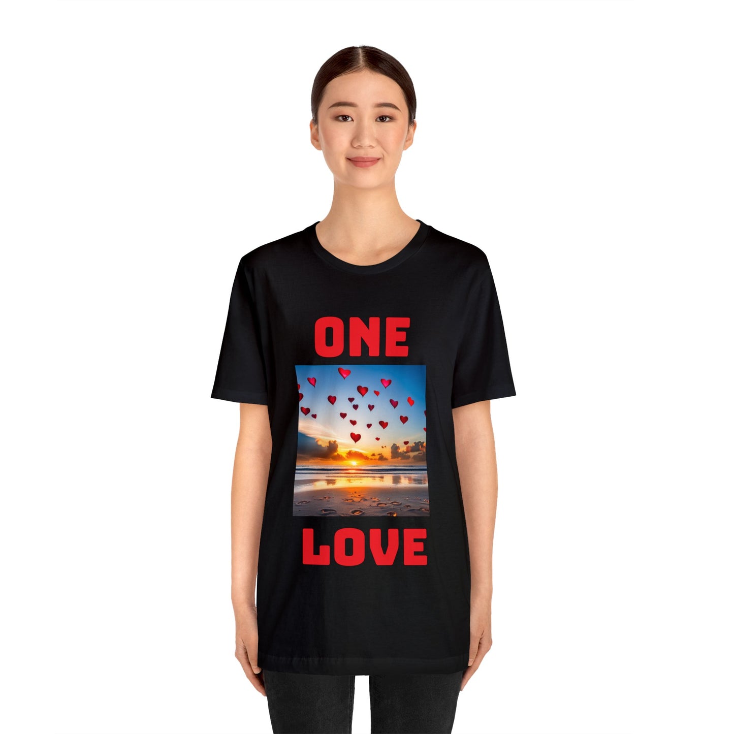 One Love Unisex Jersey Short Sleeve Tee