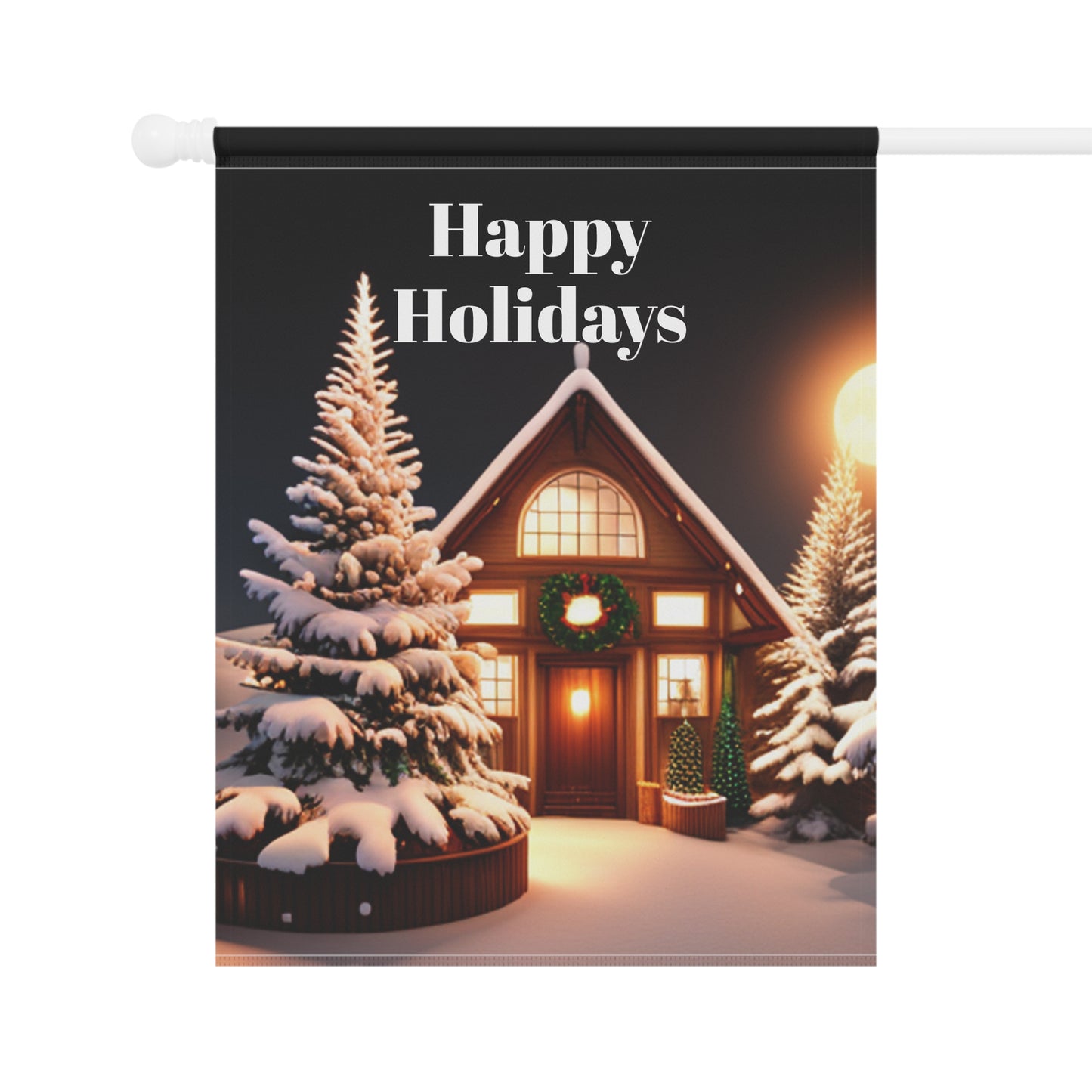 Holiday Garden & House Banner