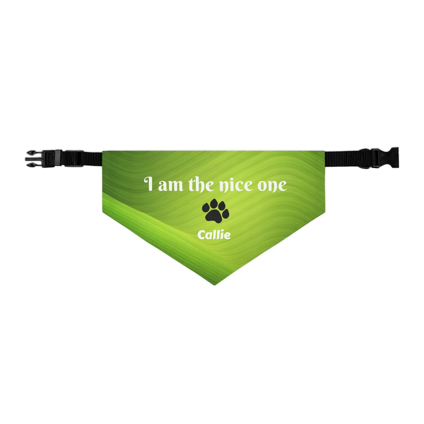 I'm the Nice One Pet Bandana Collar