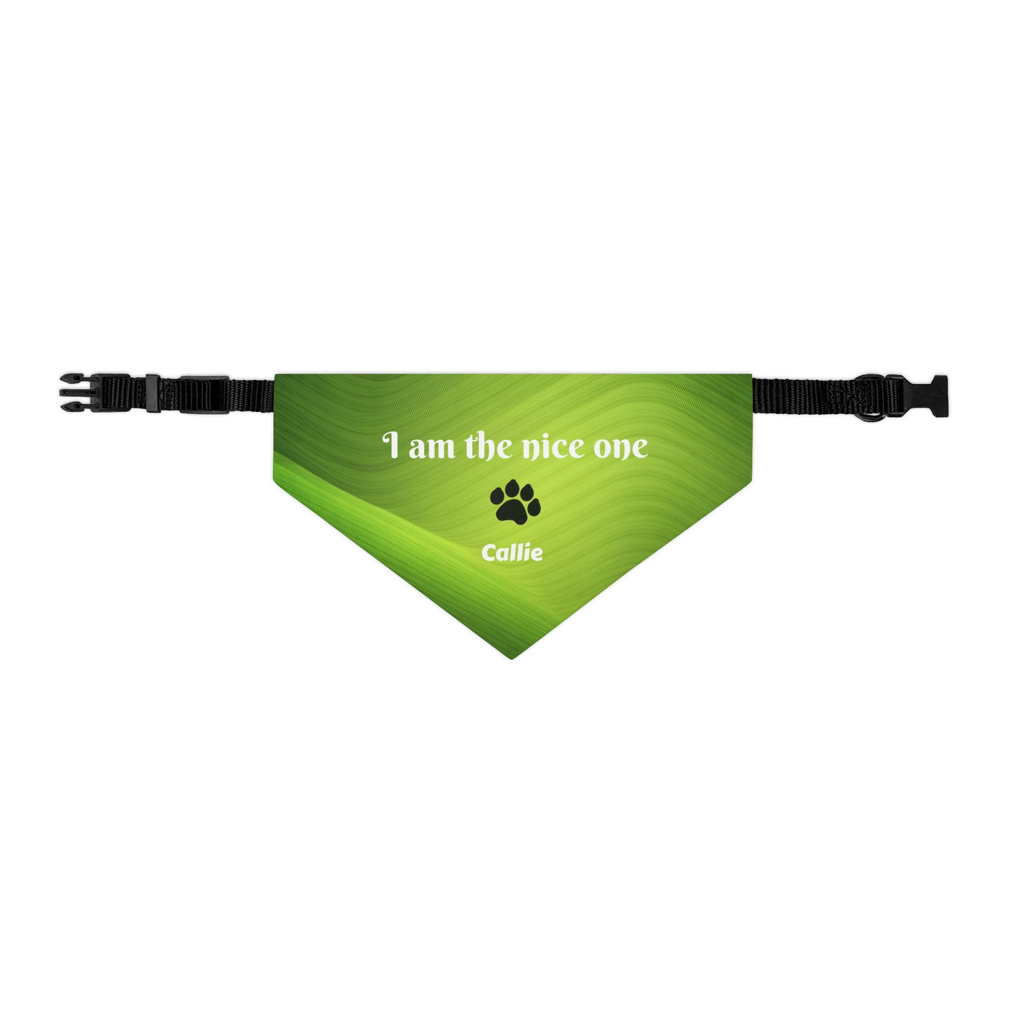 I'm the Nice One Pet Bandana Collar