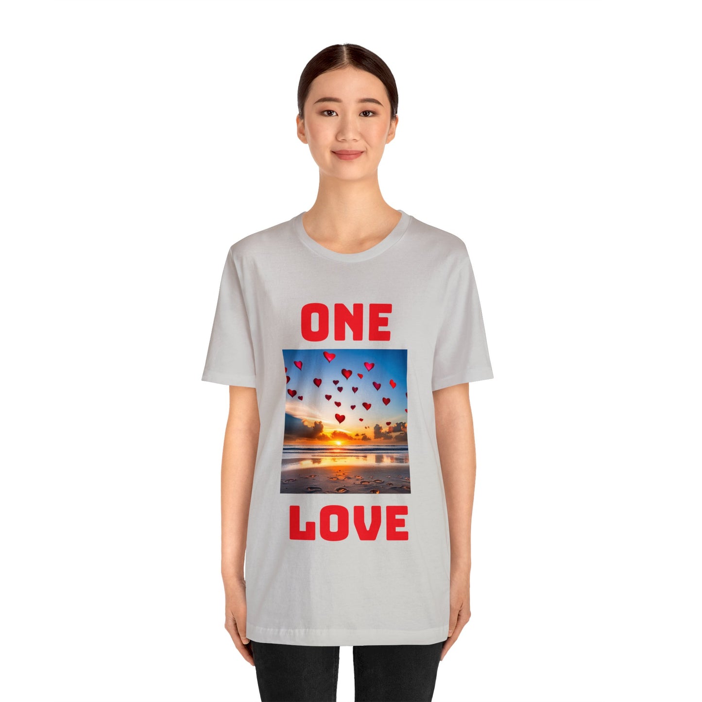 One Love Unisex Jersey Short Sleeve Tee