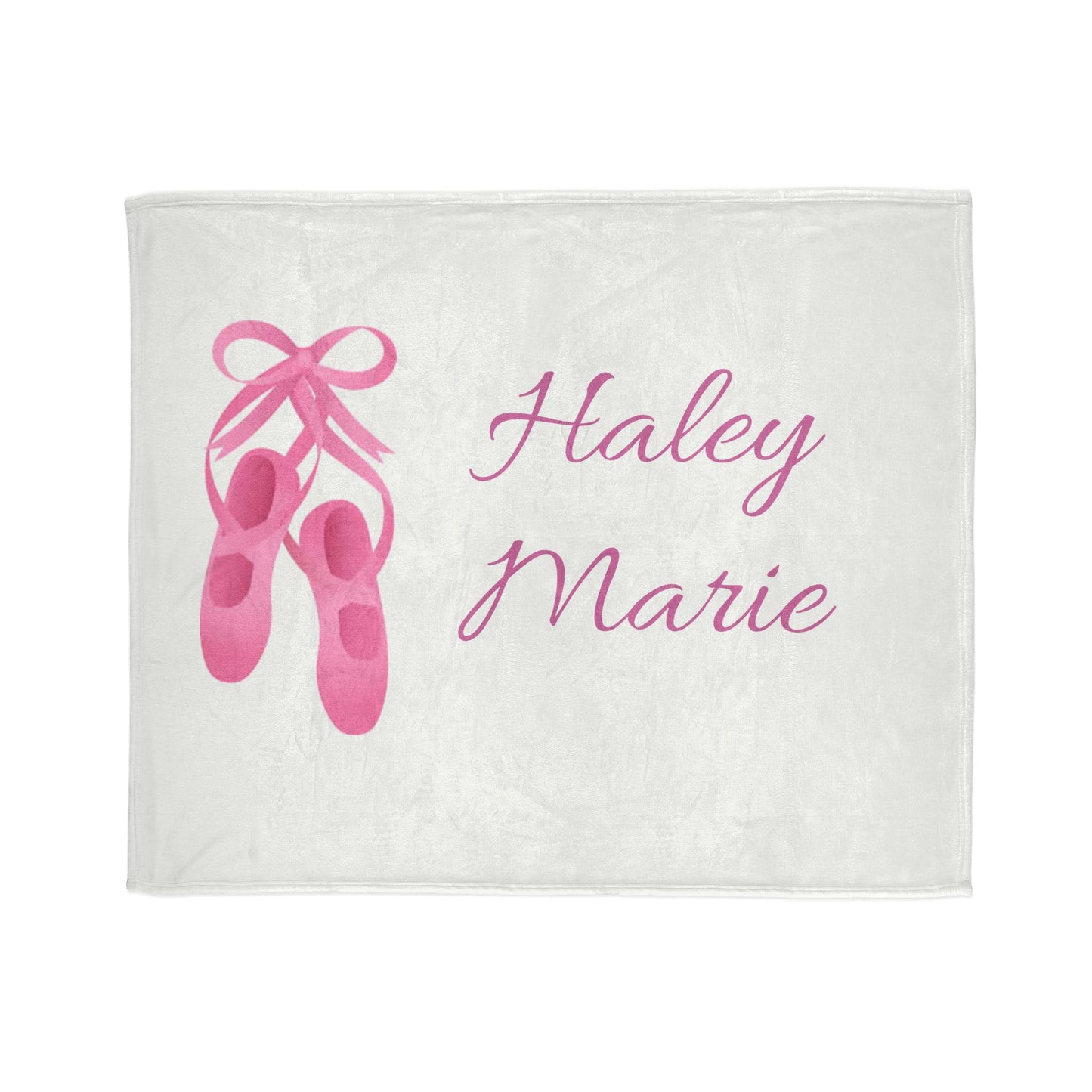 Personalized Ballet Soft Polyester Blanket