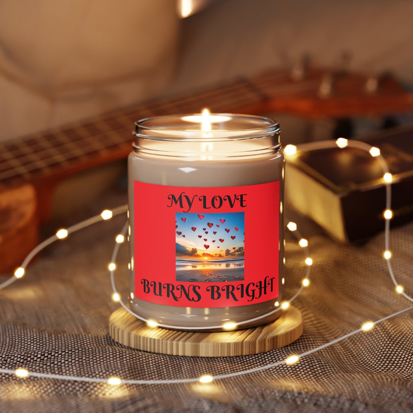 My Love Burns Bright Scented Candle, 9oz