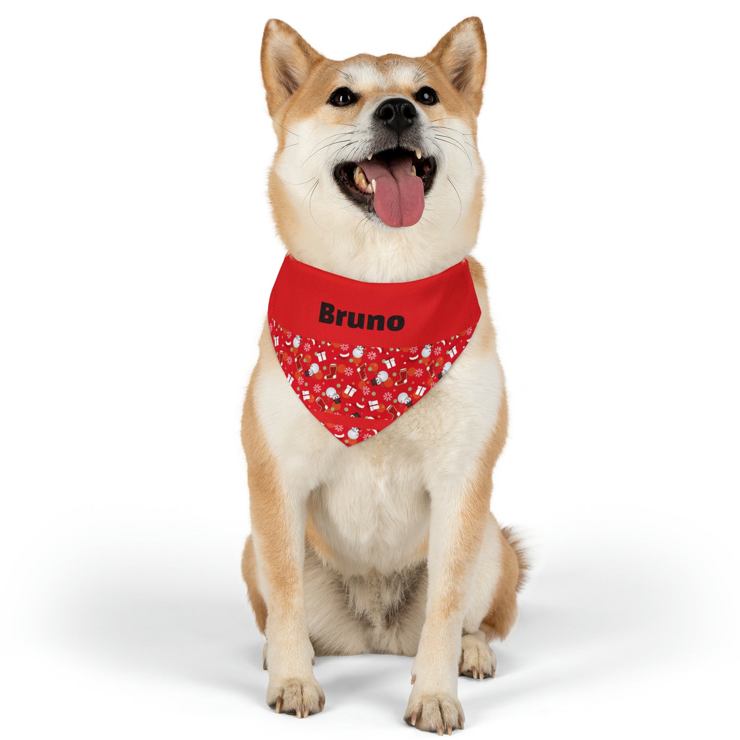 Personalized Christmas Pet Bandana Collar