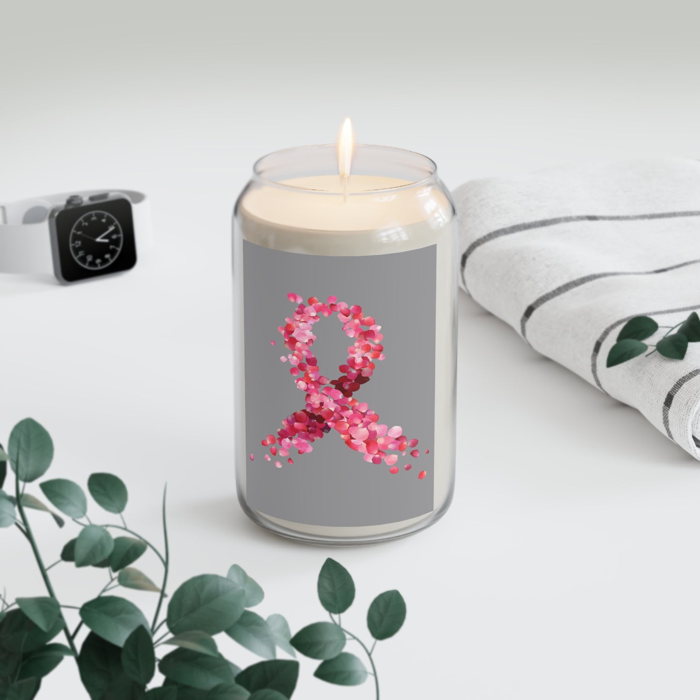 Pink Ribbon Scented Candle, 13.75oz