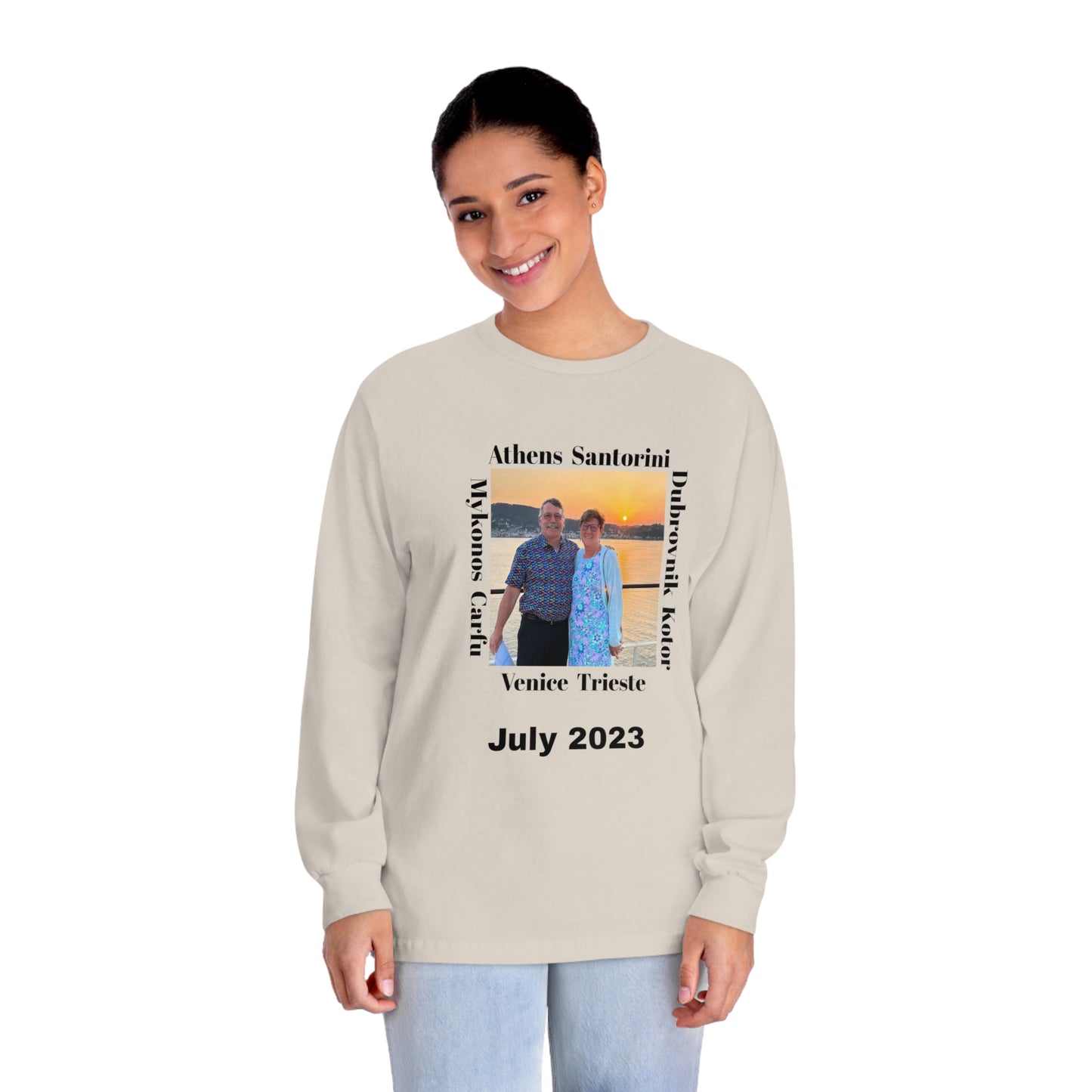 PERSONALIZE - add your own picture Unisex Classic Cruise Destination Long Sleeve T-Shirt