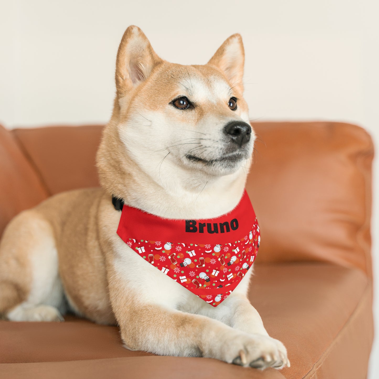 Personalized Christmas Pet Bandana Collar