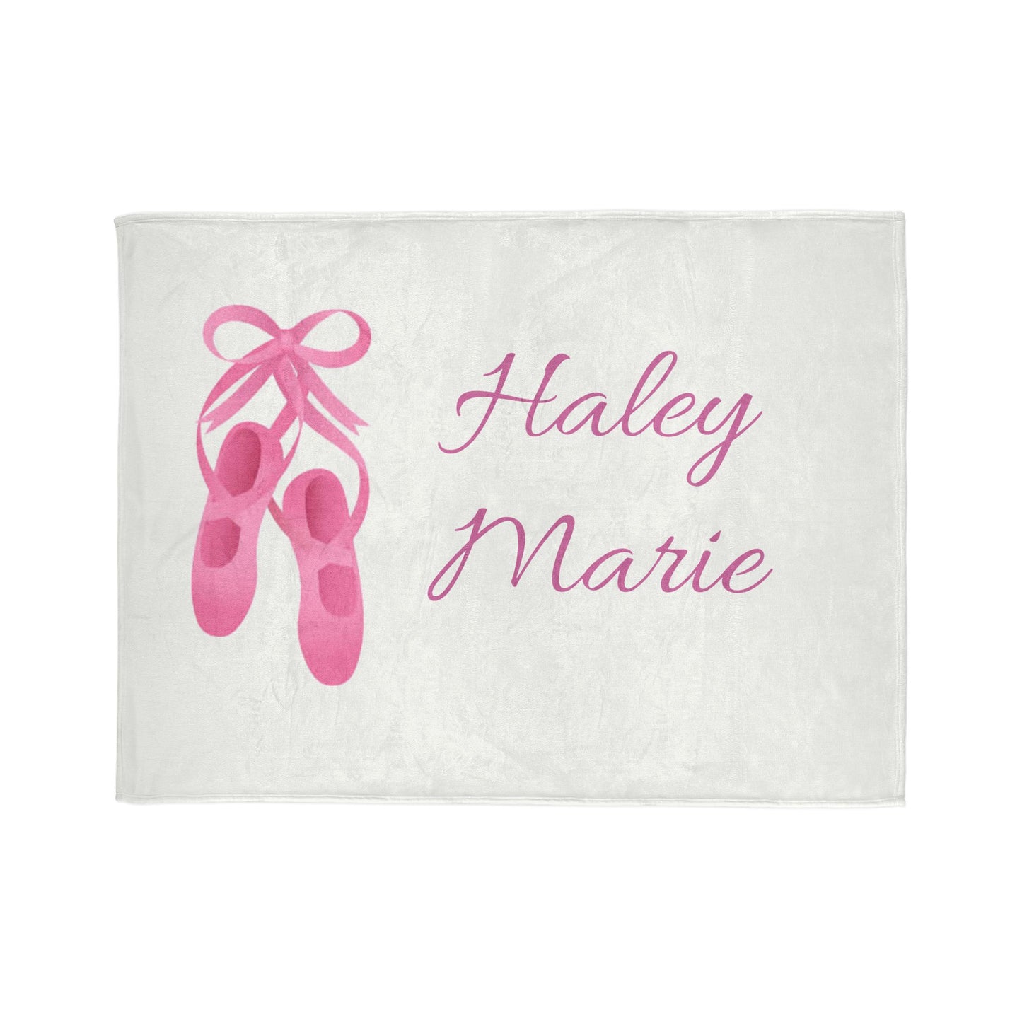 Personalized Ballet Soft Polyester Blanket