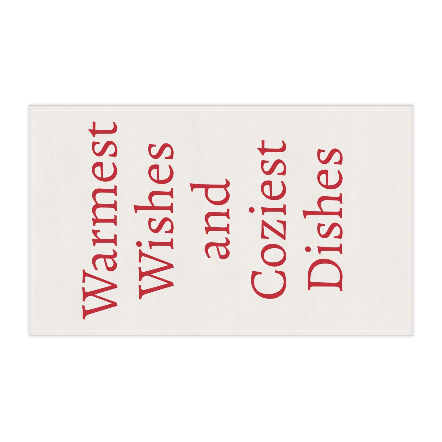 Holiday Dishes Kitchen Towel