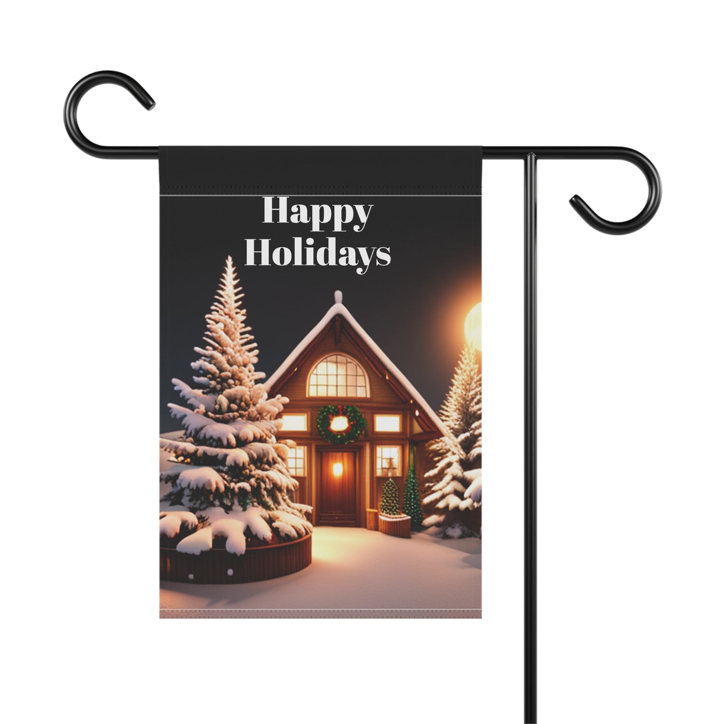 Holiday Garden & House Banner