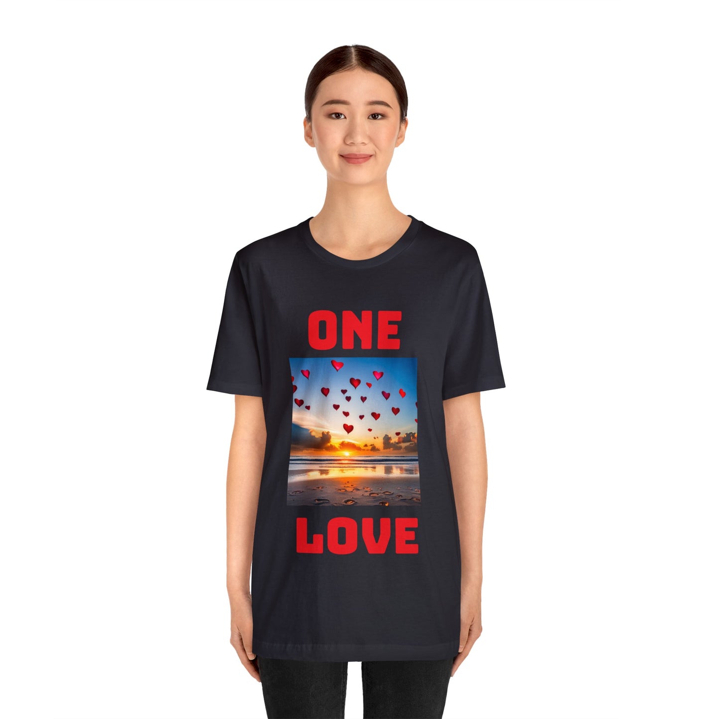 One Love Unisex Jersey Short Sleeve Tee