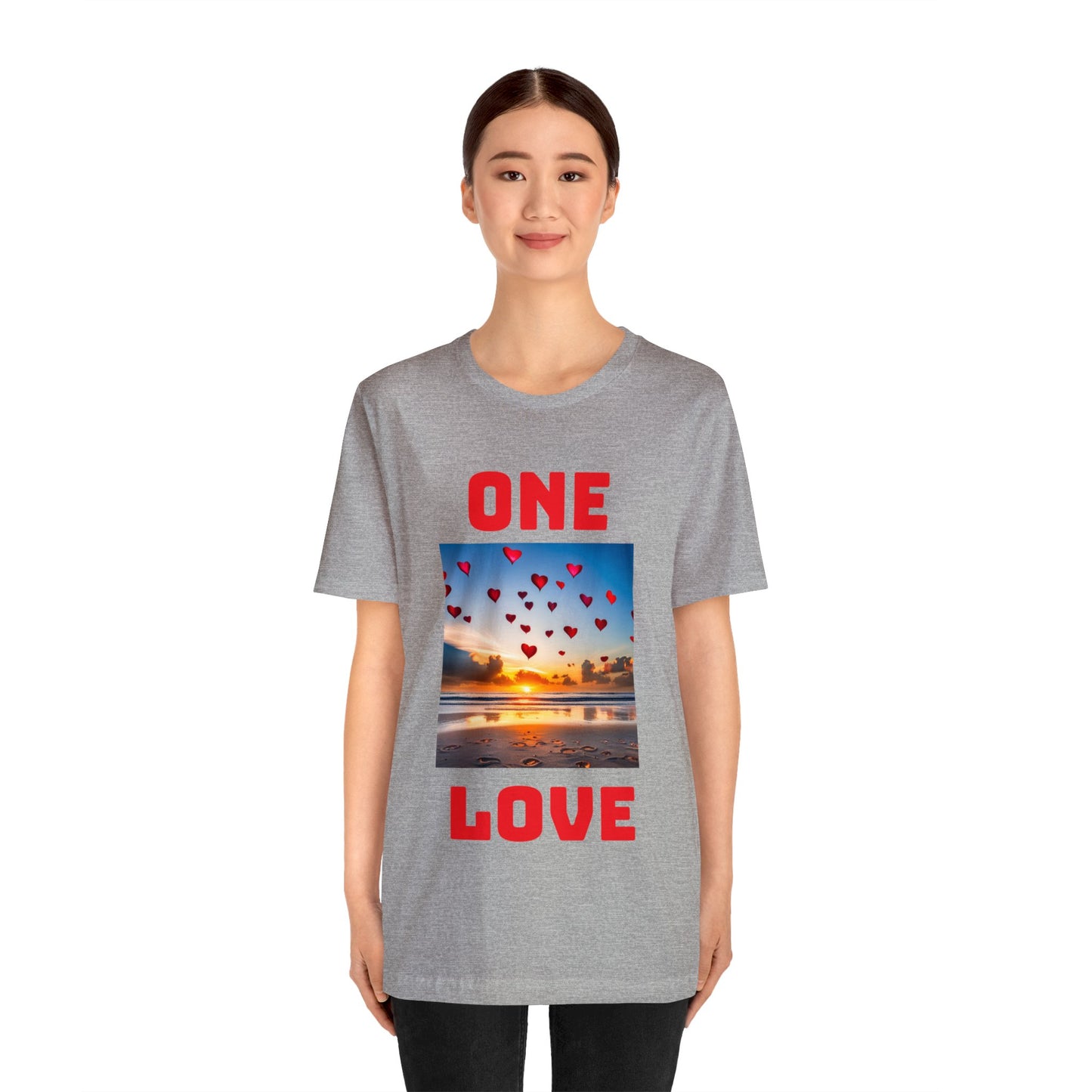 One Love Unisex Jersey Short Sleeve Tee