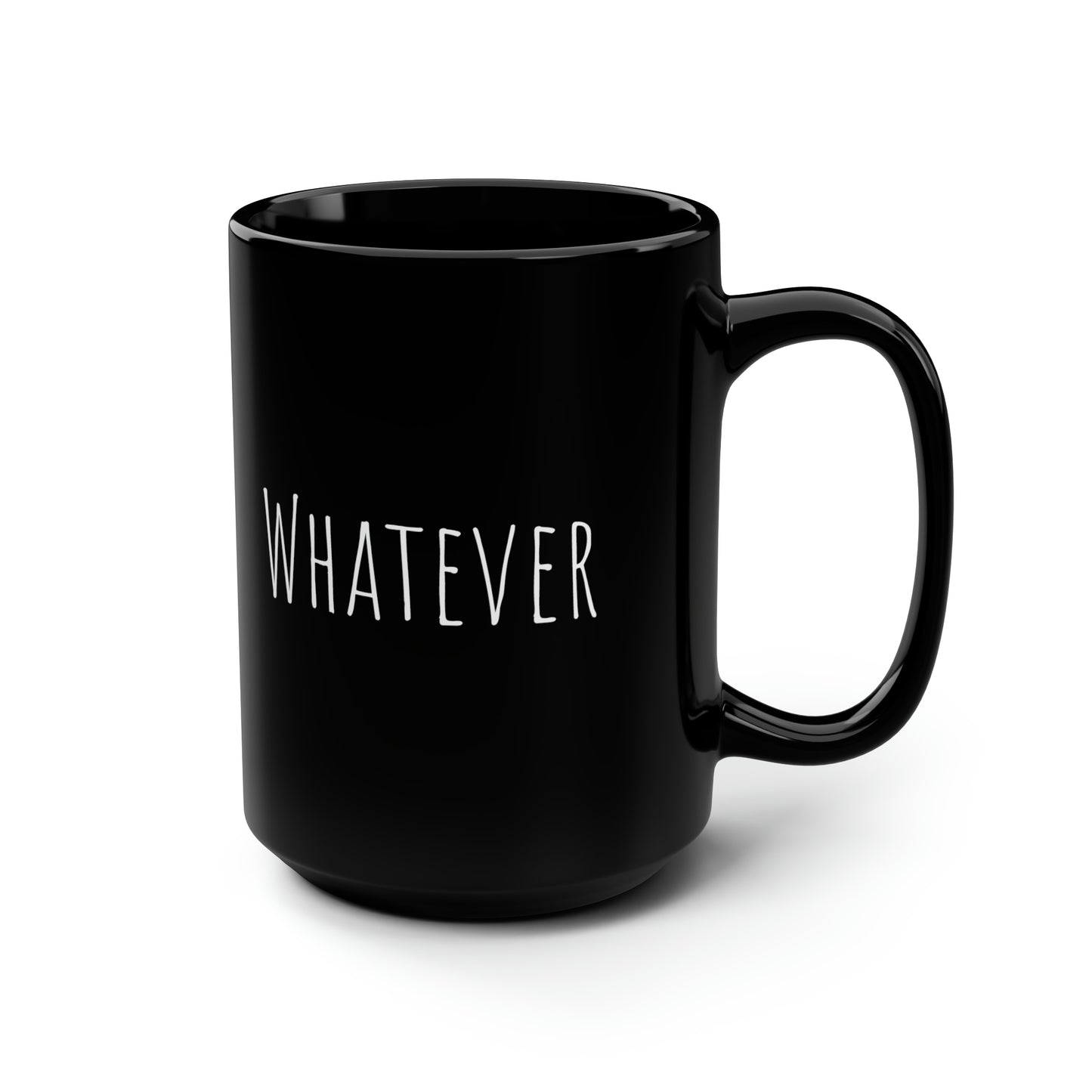 Whatever Black Mug, 15oz