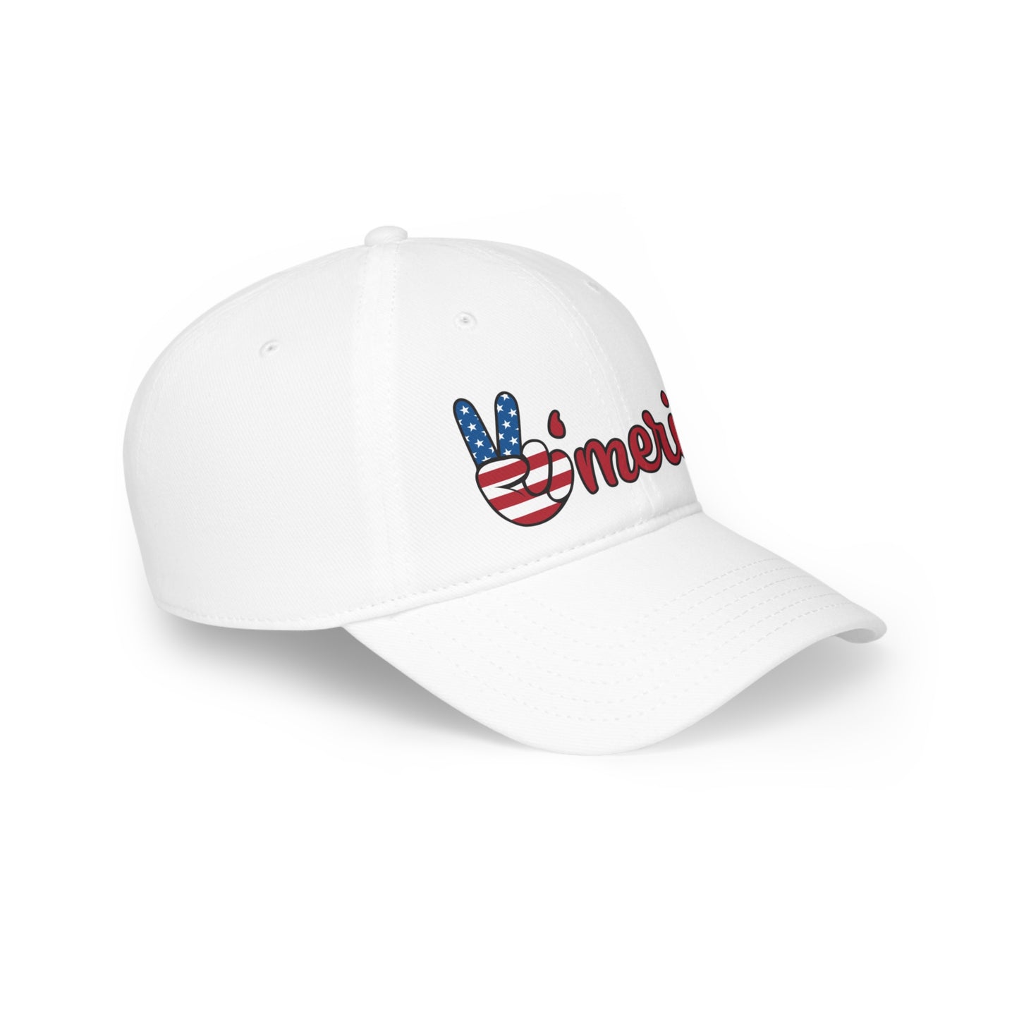 Patriotic Low Profile Baseball Cap