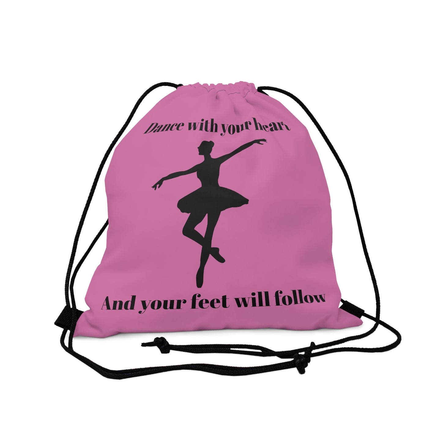 Dance with your Heart Outdoor Drawstring Bag