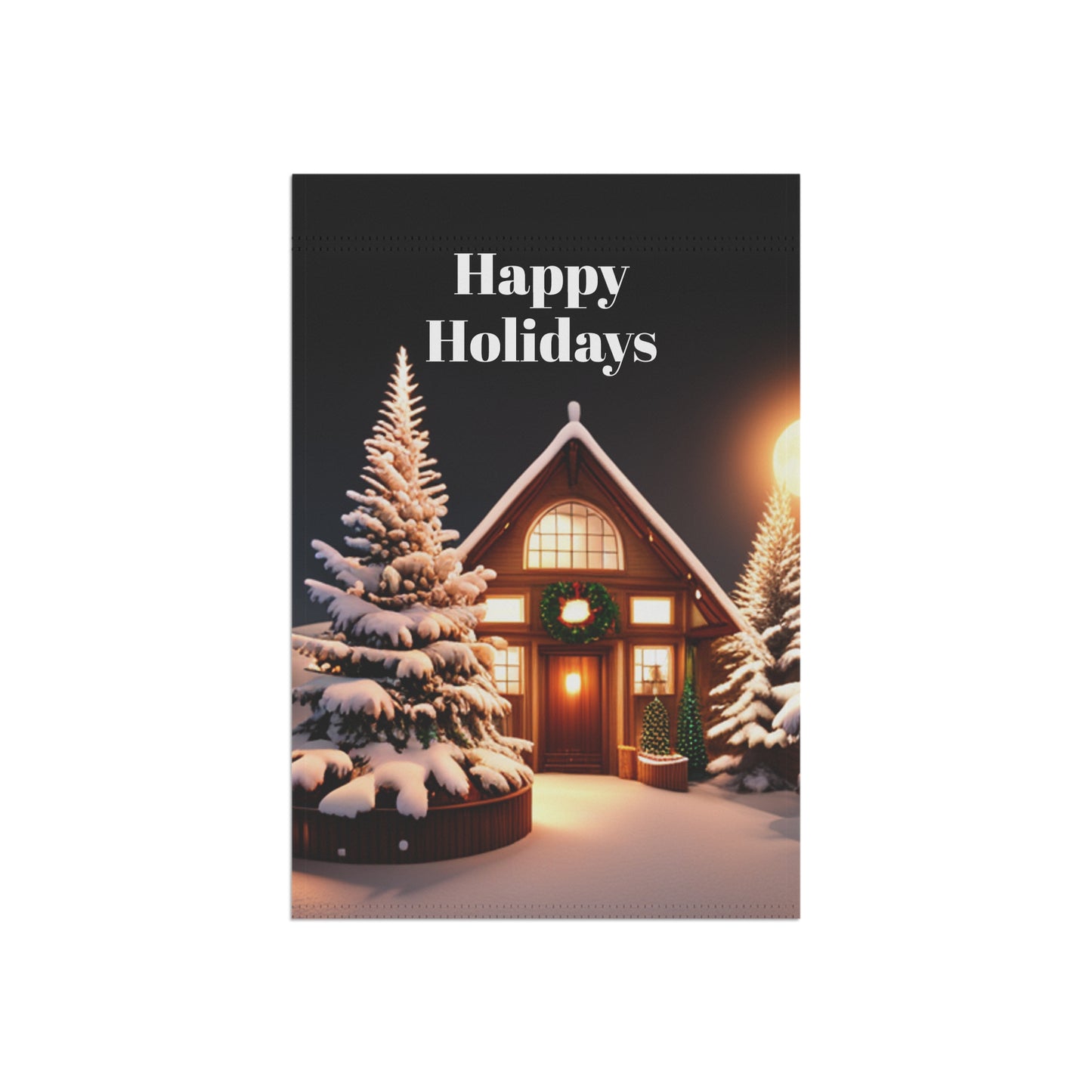 Holiday Garden & House Banner