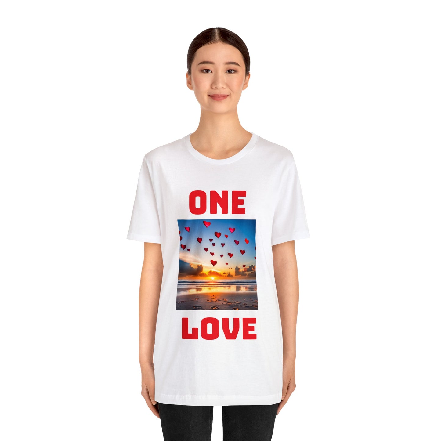 One Love Unisex Jersey Short Sleeve Tee