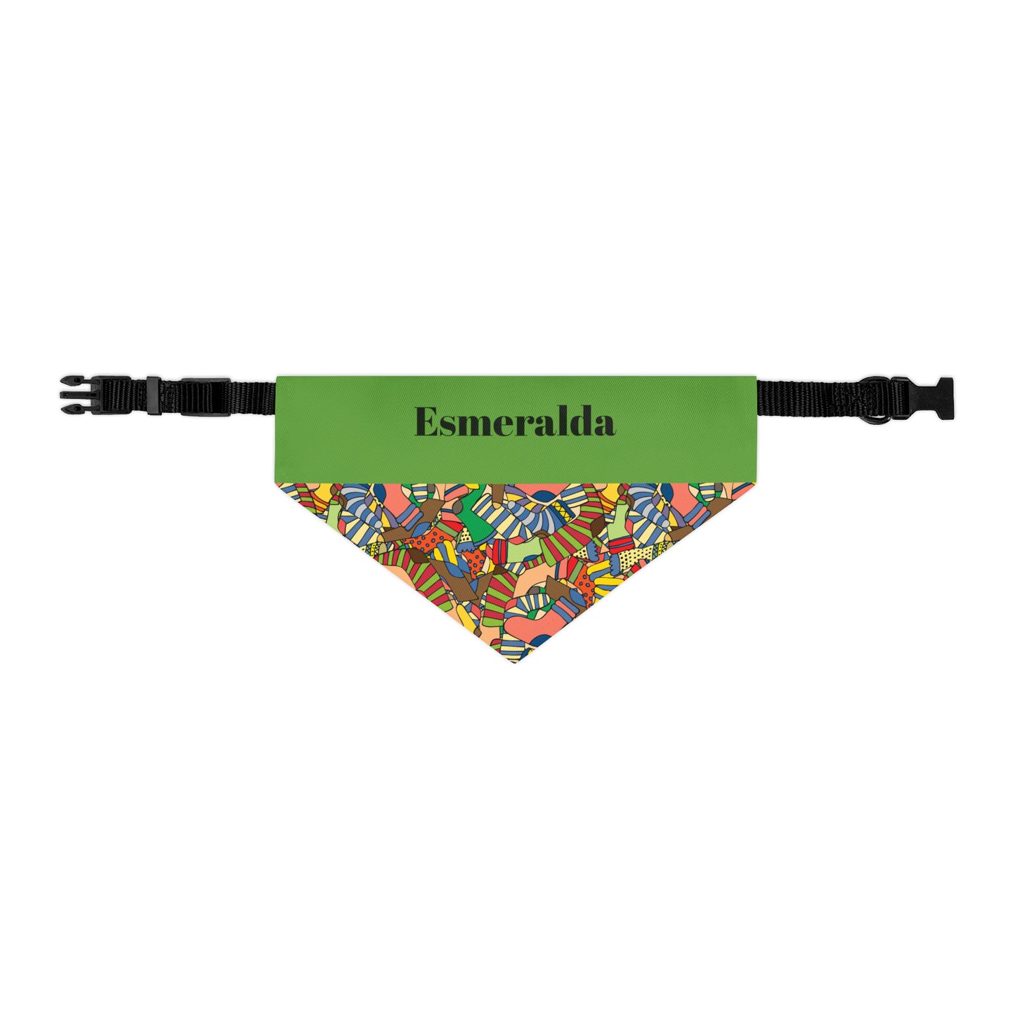 Personalized Multi Color Pet Bandana Collar