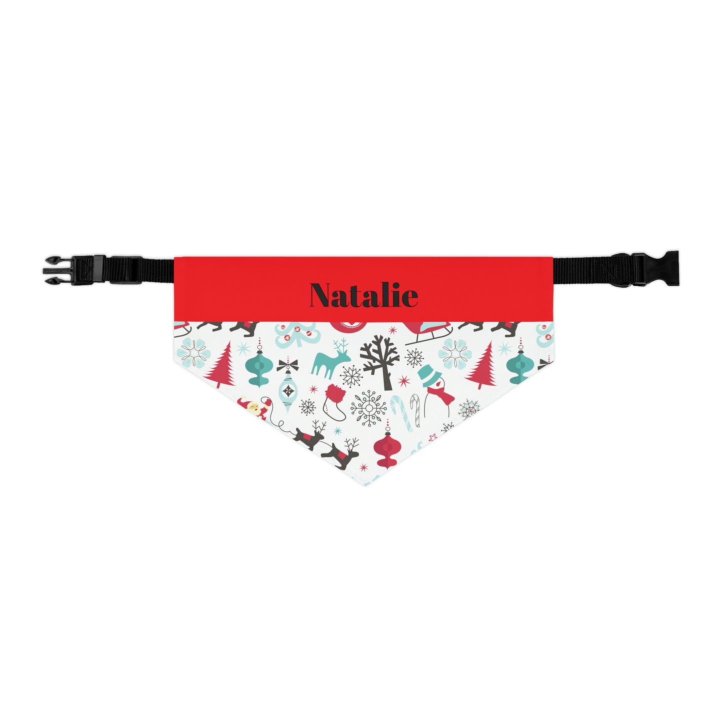 Personalized Christmas Pet Bandana Collar