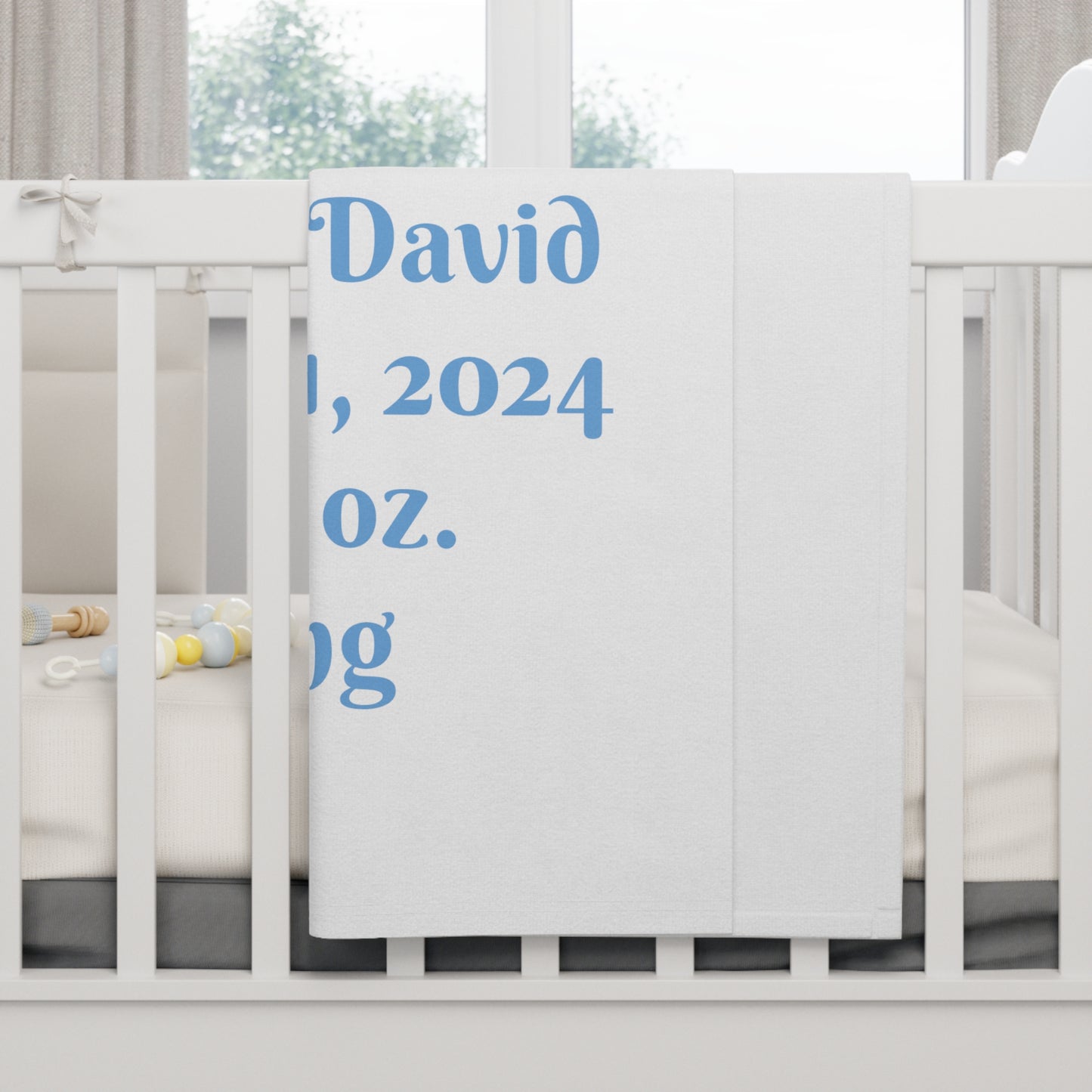 Customized Soft Fleece Baby Boy Blanket