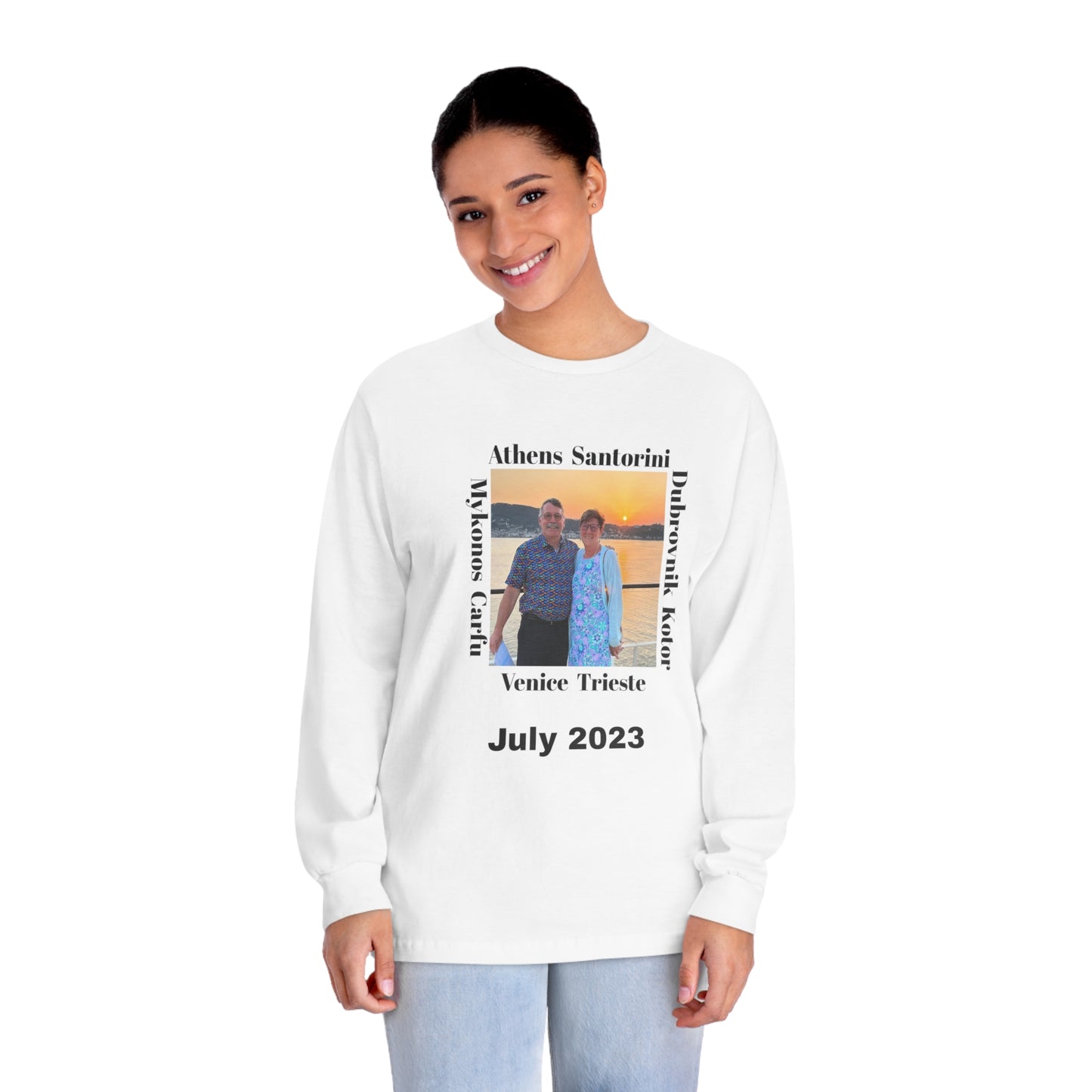 PERSONALIZE - add your own picture Unisex Classic Cruise Destination Long Sleeve T-Shirt