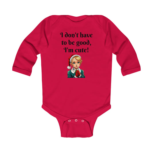 Christmas Infant Long Sleeve Bodysuit