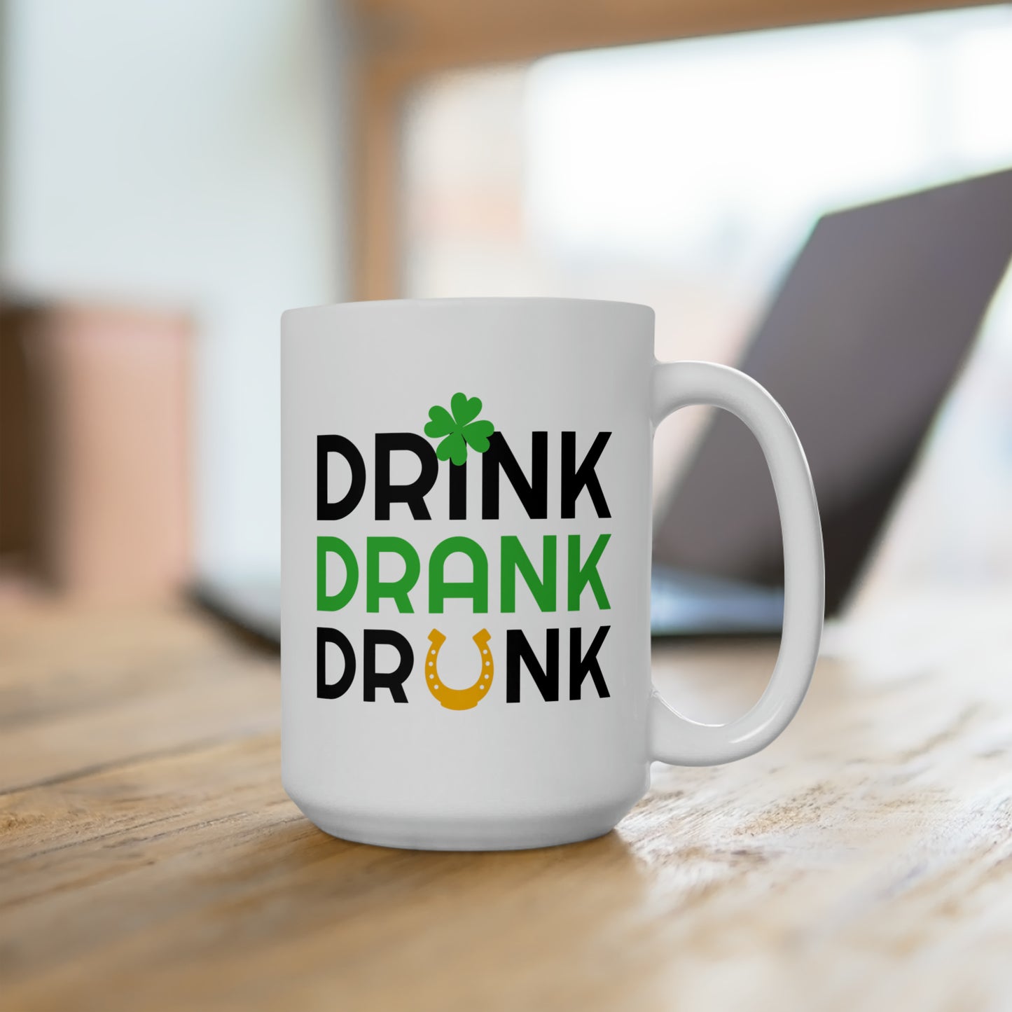 Irish Drinking Mug Ceramic Mug 15oz