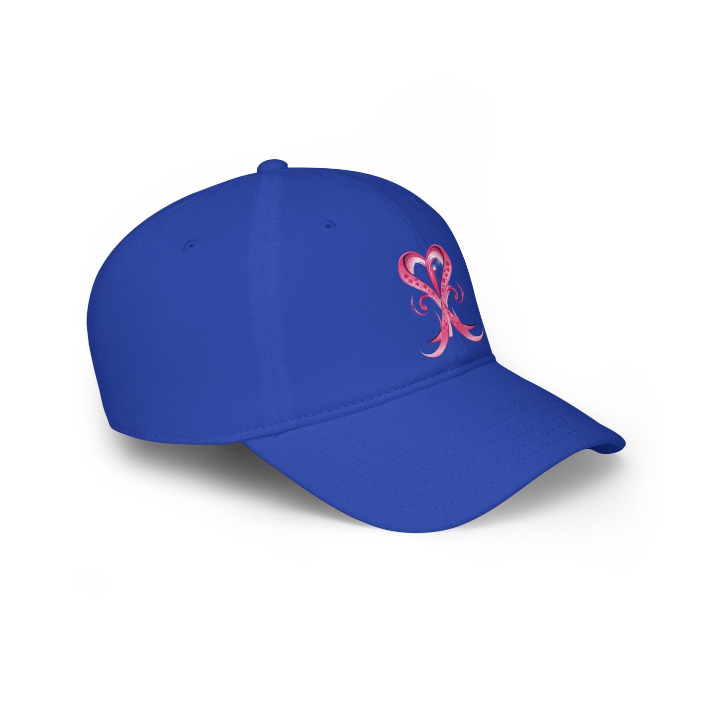 Breast Cancer Ribbon Low Profile Baseball Cap