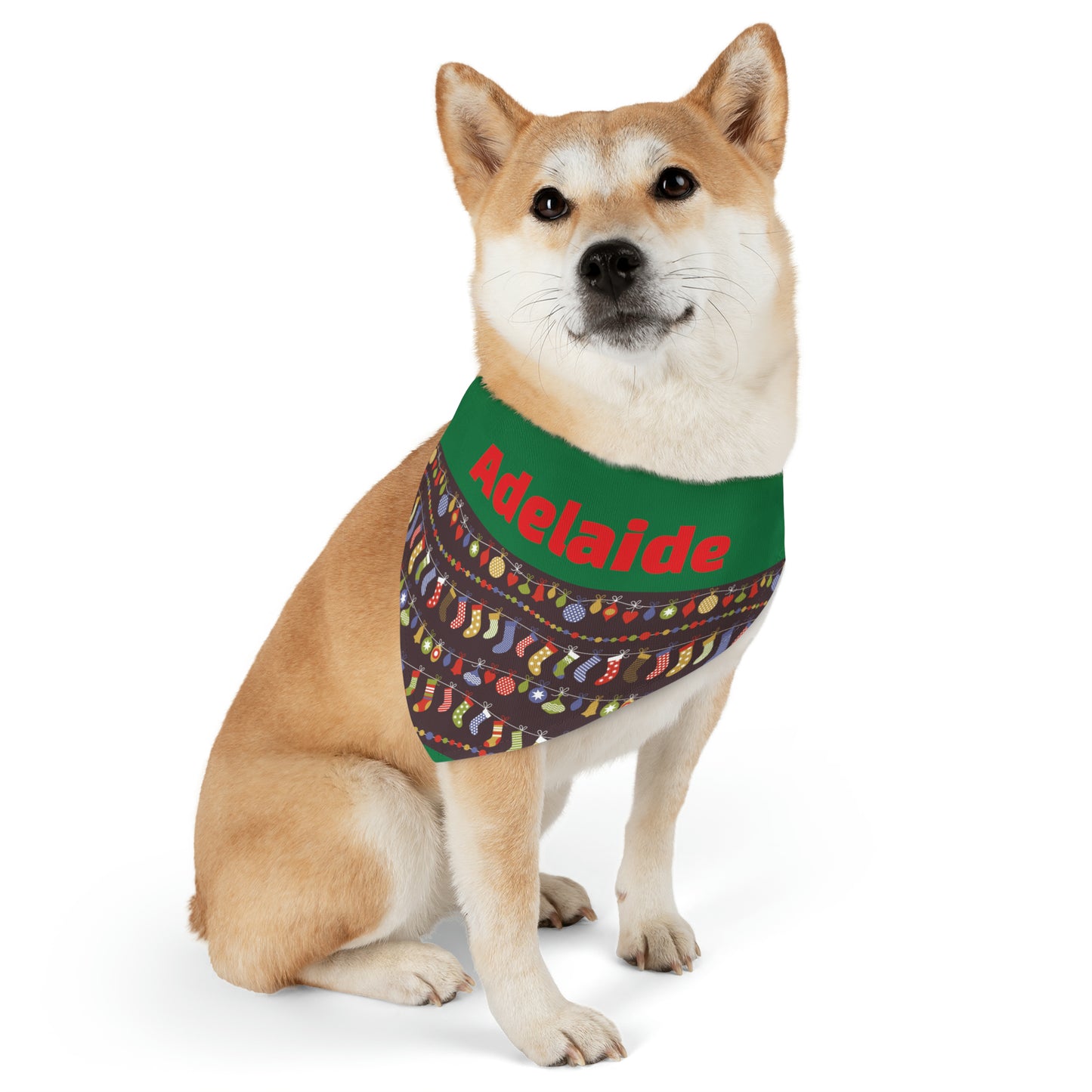 Personalized Christmas Pet Bandana Collar