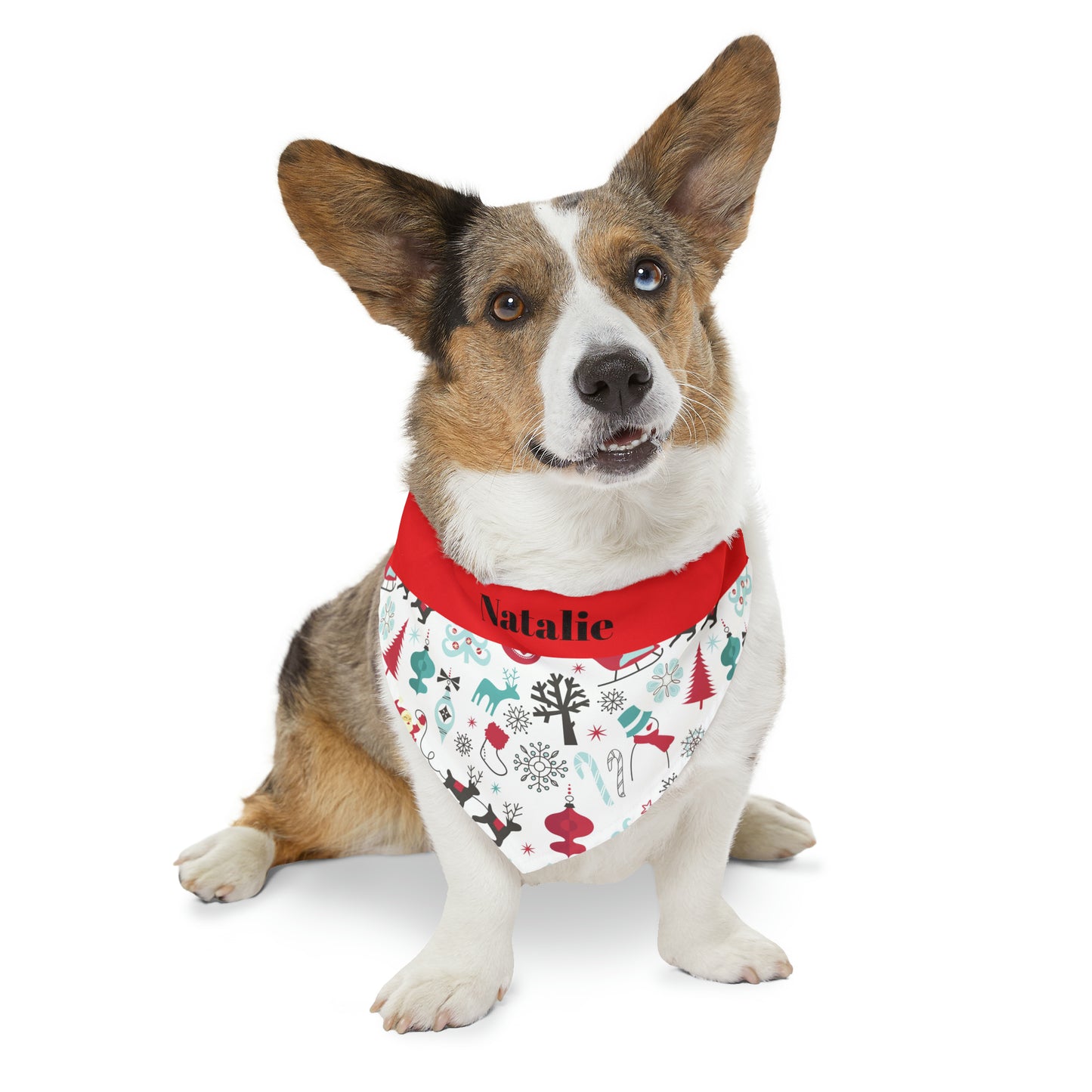 Personalized Christmas Pet Bandana Collar