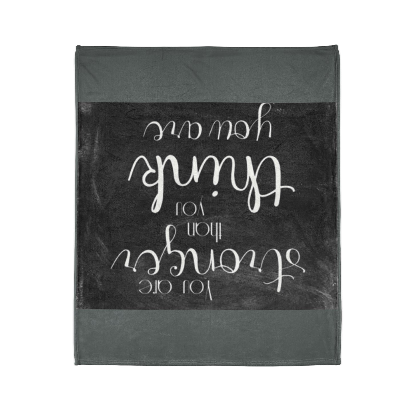 Encouragement Soft Polyester Blanket