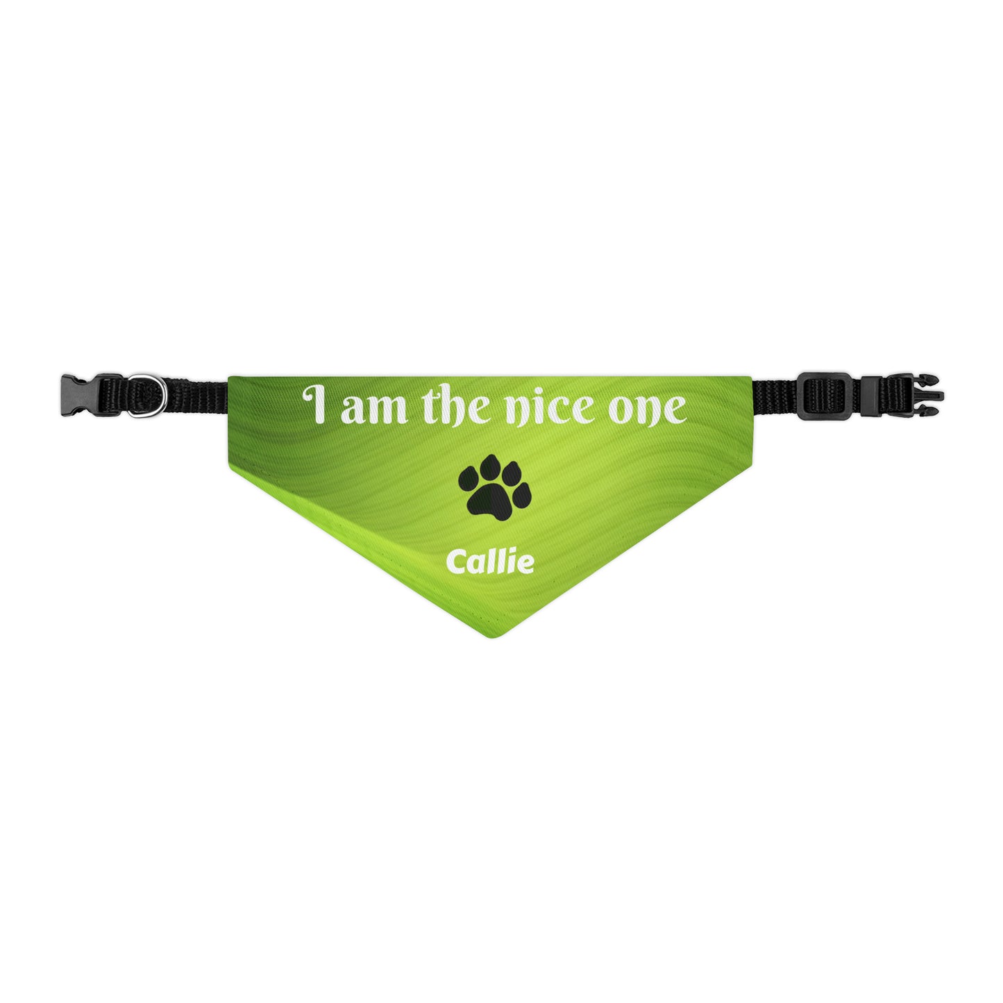 I'm the Nice One Pet Bandana Collar