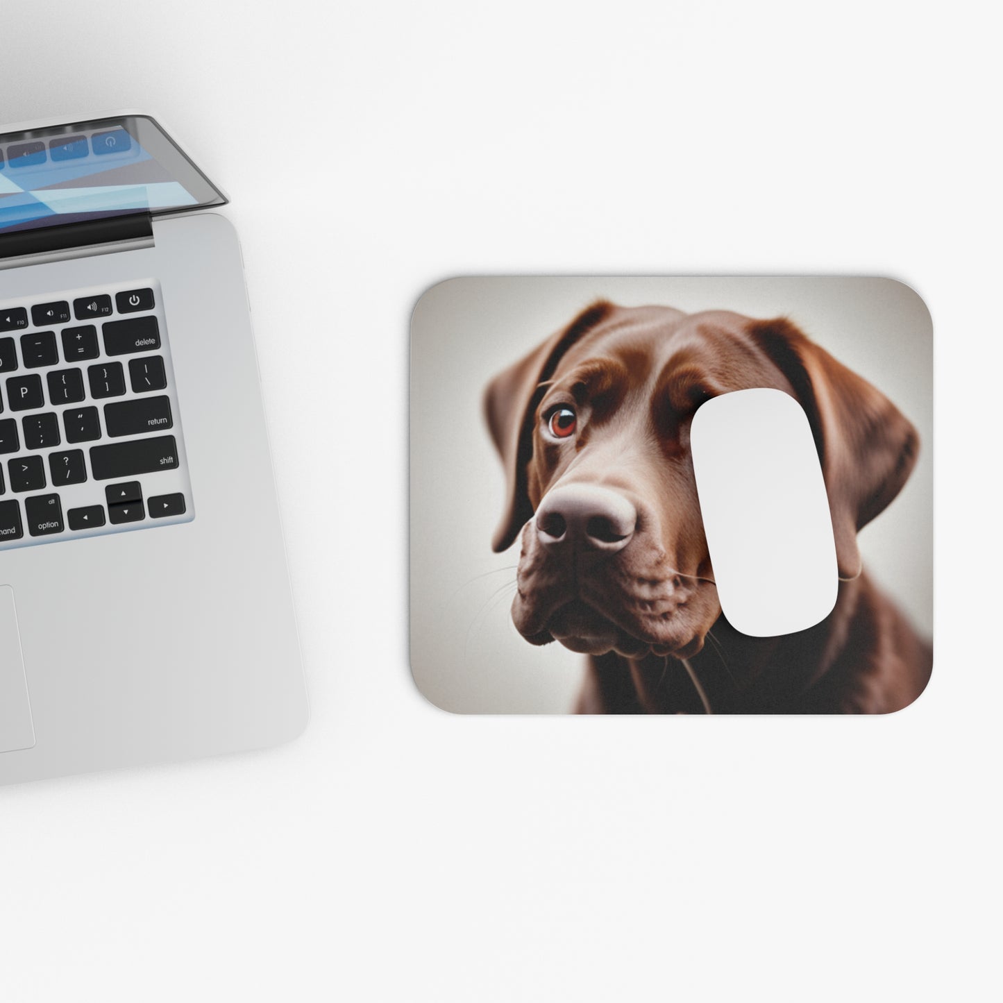 Chocolate Lab Mouse Pad (Rectangle)