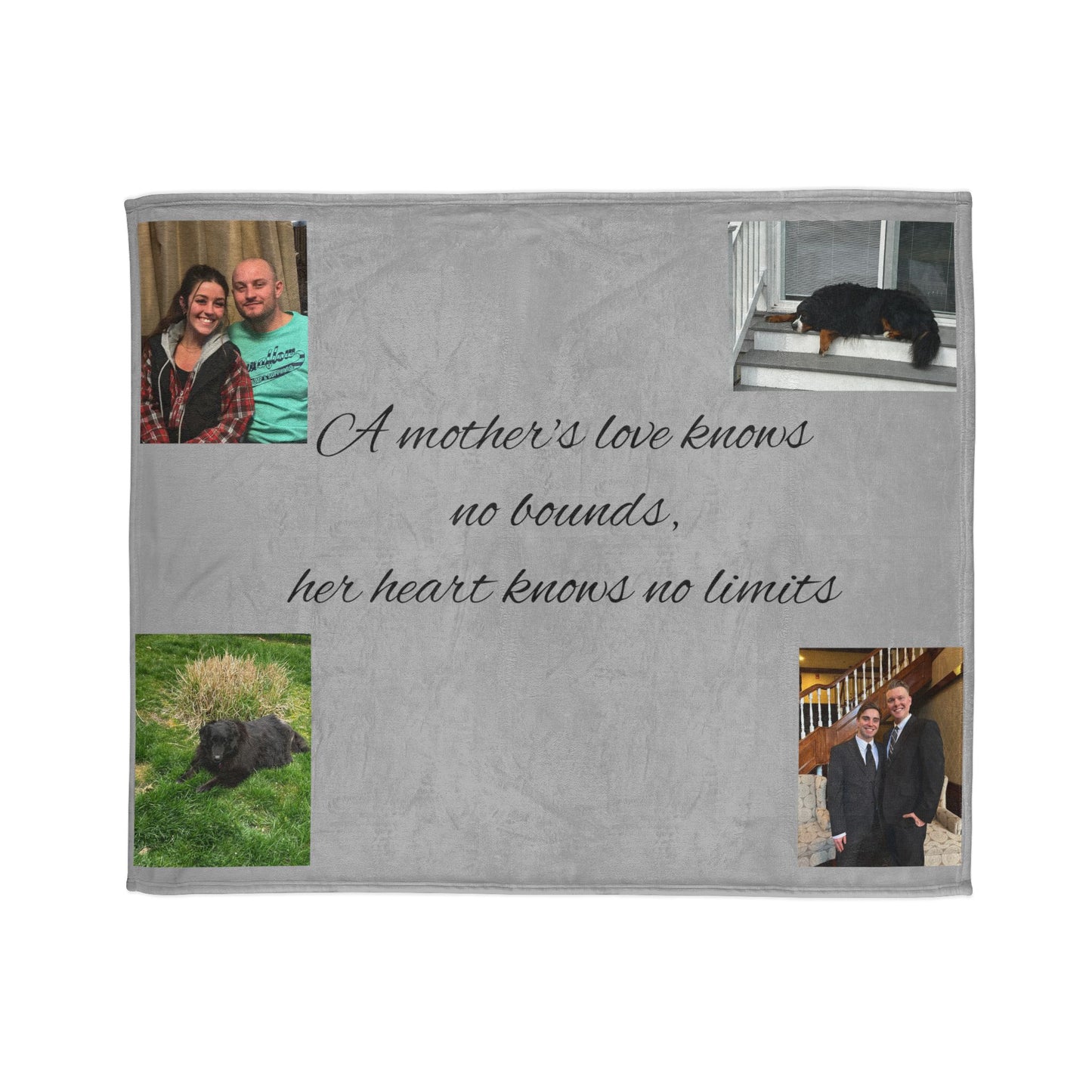 Mother's Day Personalized Soft Polyester Blanket