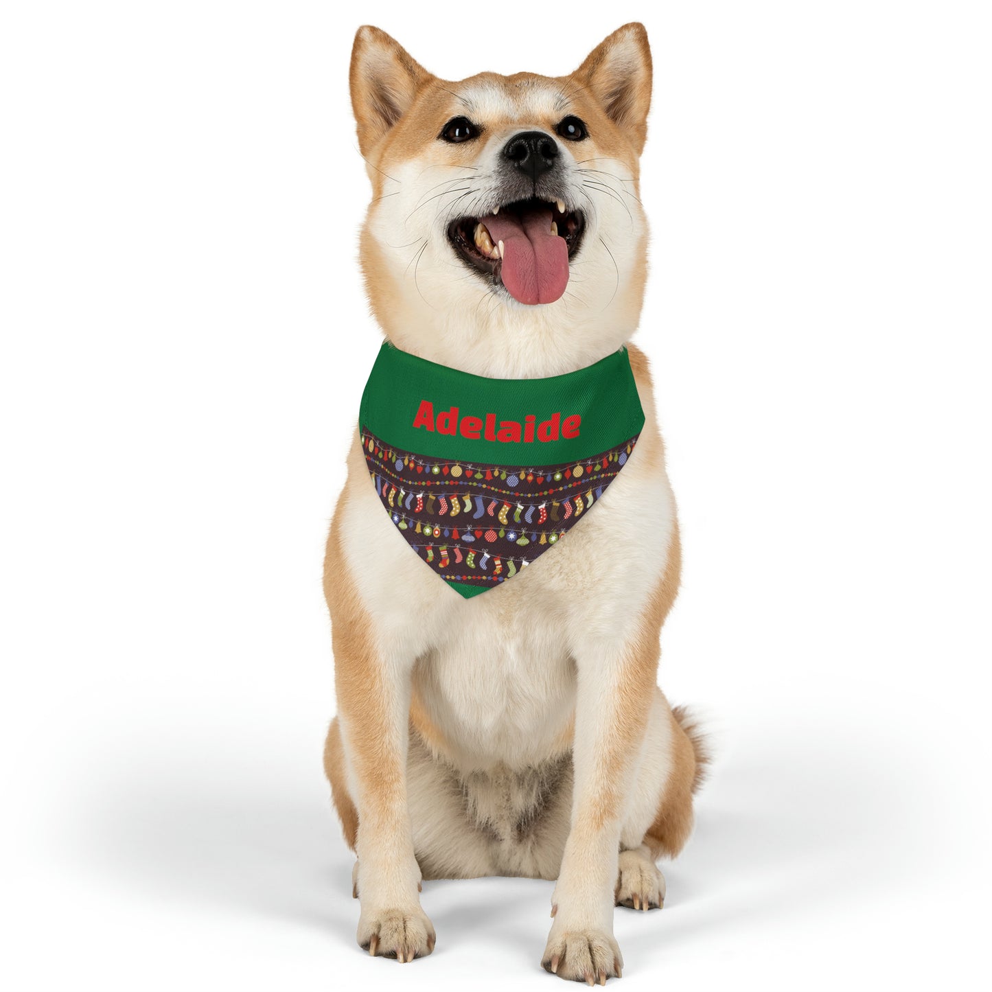 Personalized Christmas Pet Bandana Collar