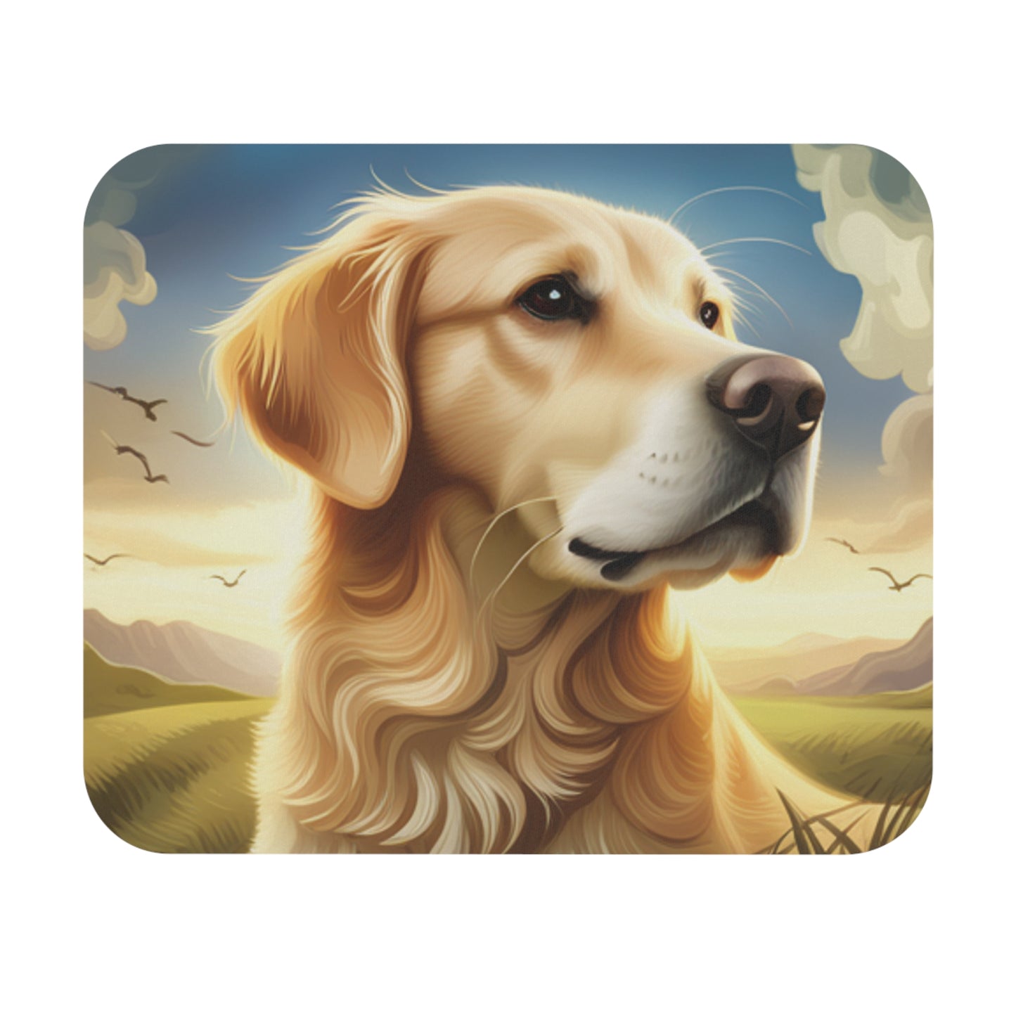 Golden Retriever Mouse Pad (Rectangle)