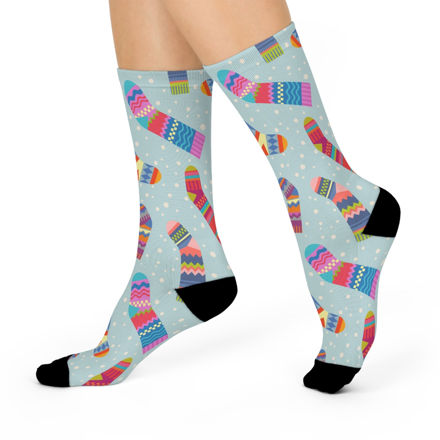 Cushioned Patterned Socks