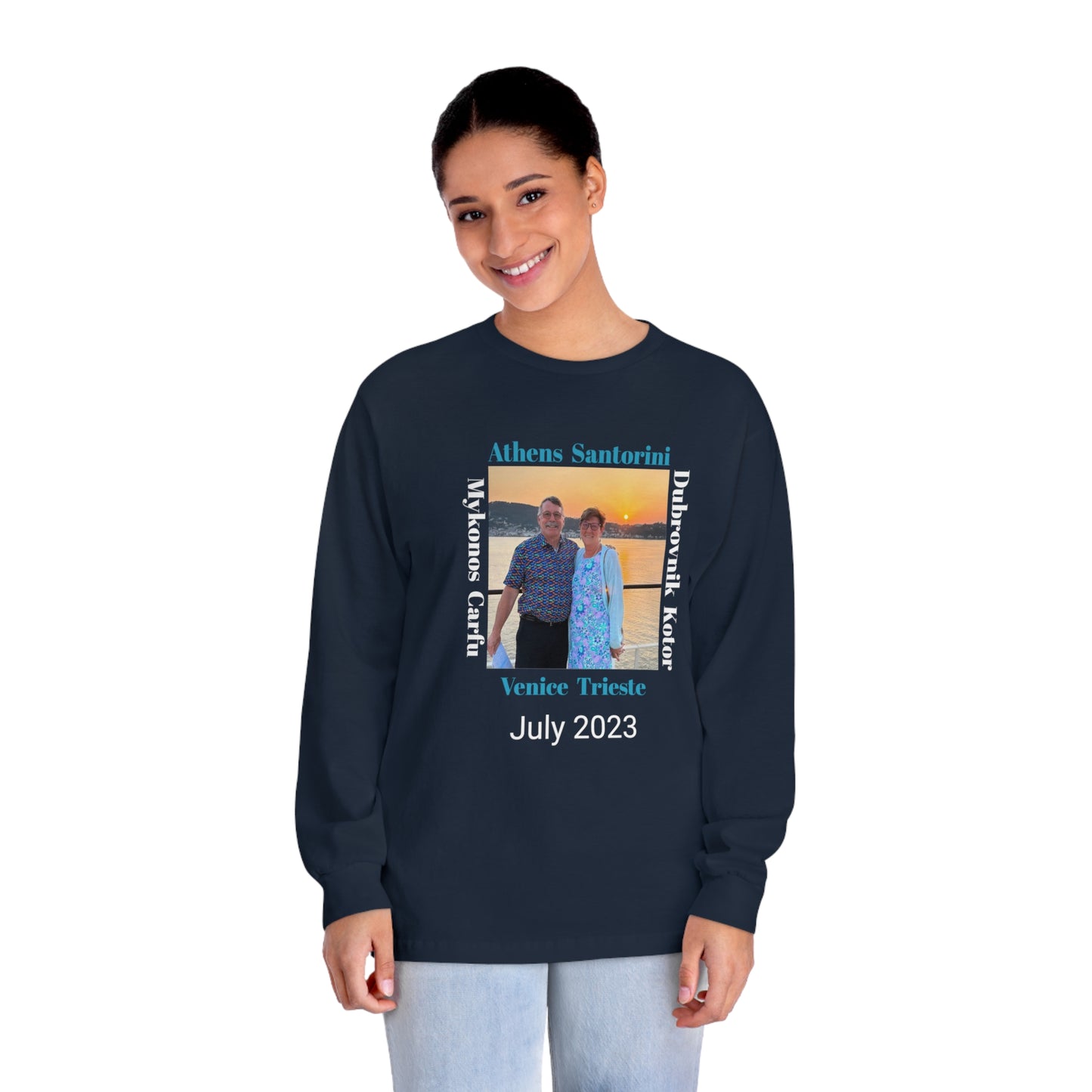 PERSONALIZE - add your own picture Unisex Classic Cruise Destination Long Sleeve T-Shirt