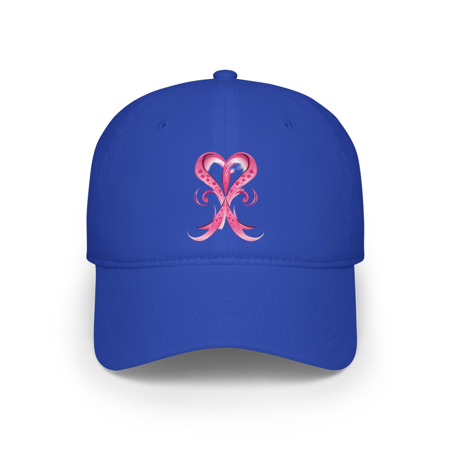 Breast Cancer Ribbon Low Profile Baseball Cap