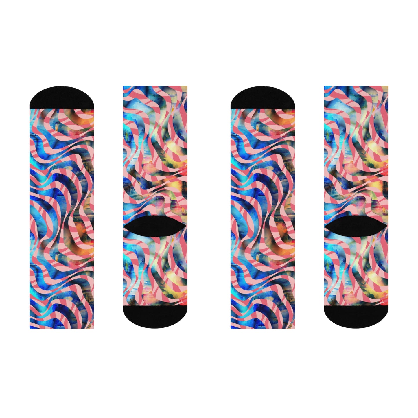 Cushioned patterned Socks