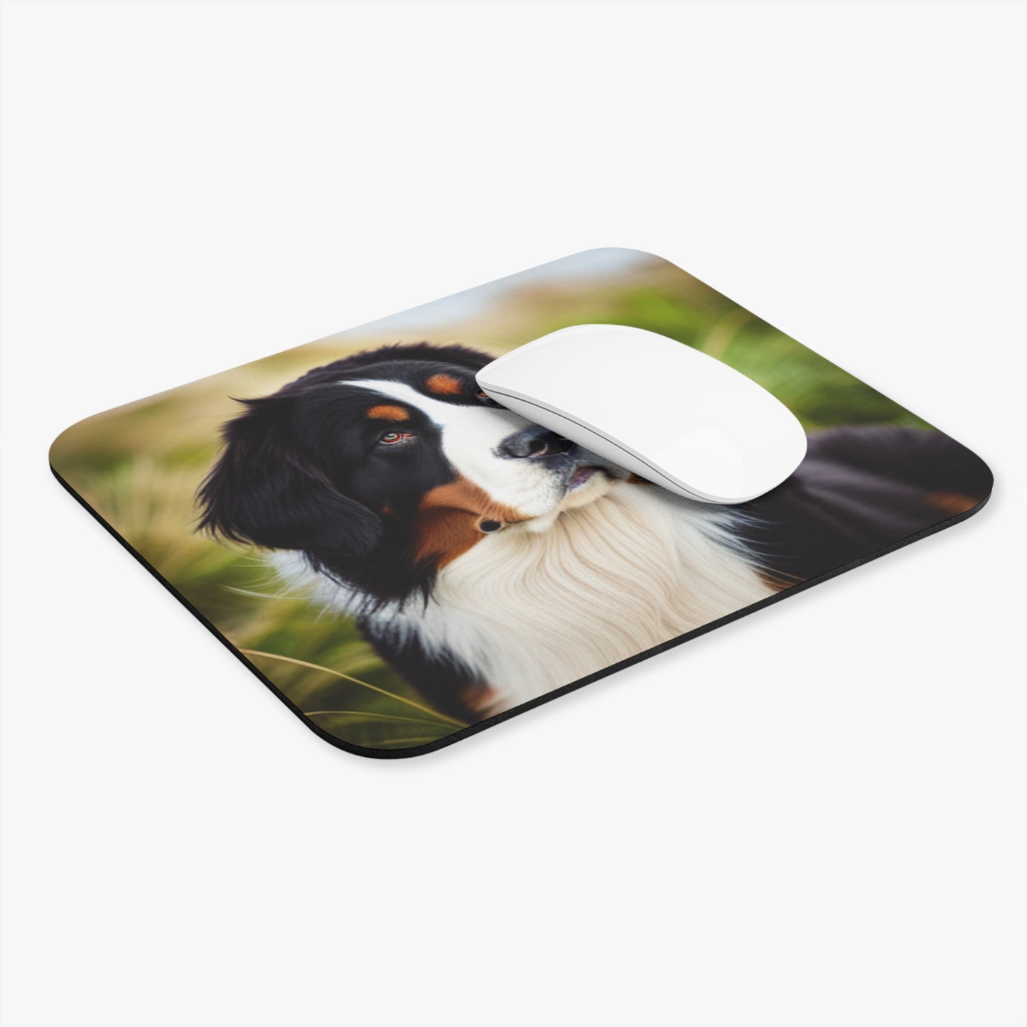 Bernese Mountain Dog Mouse Pad (Rectangle)