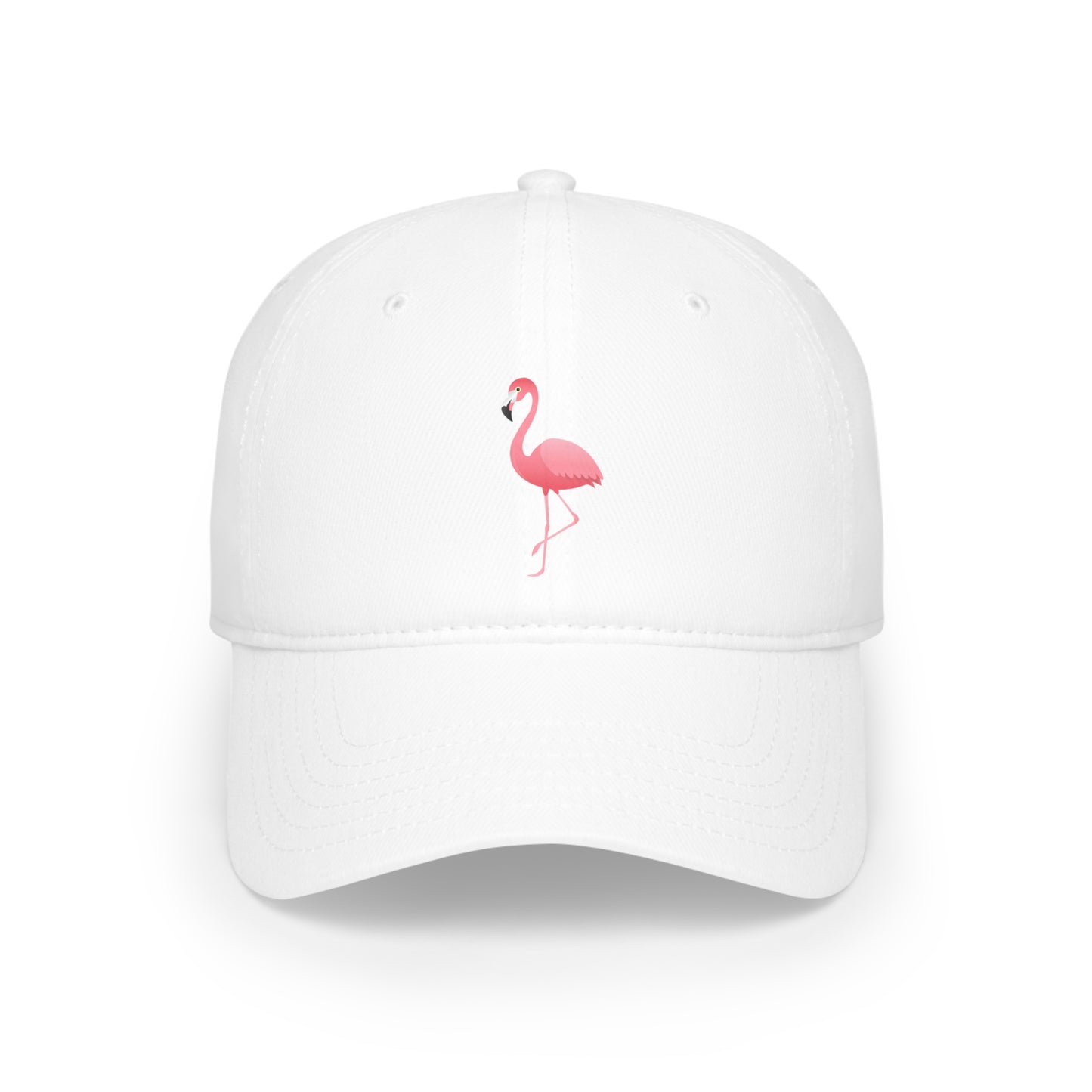 Pink Flamingo Low Profile Baseball Cap