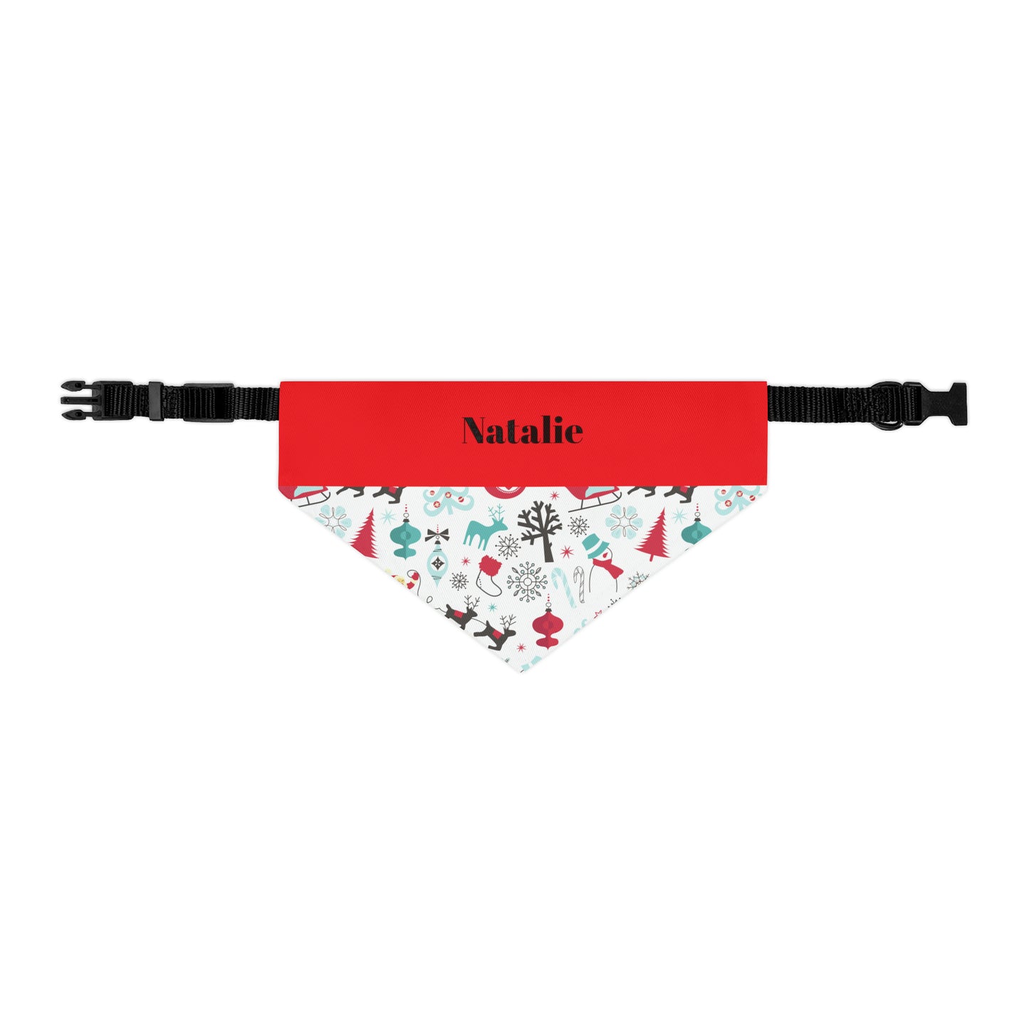 Personalized Christmas Pet Bandana Collar