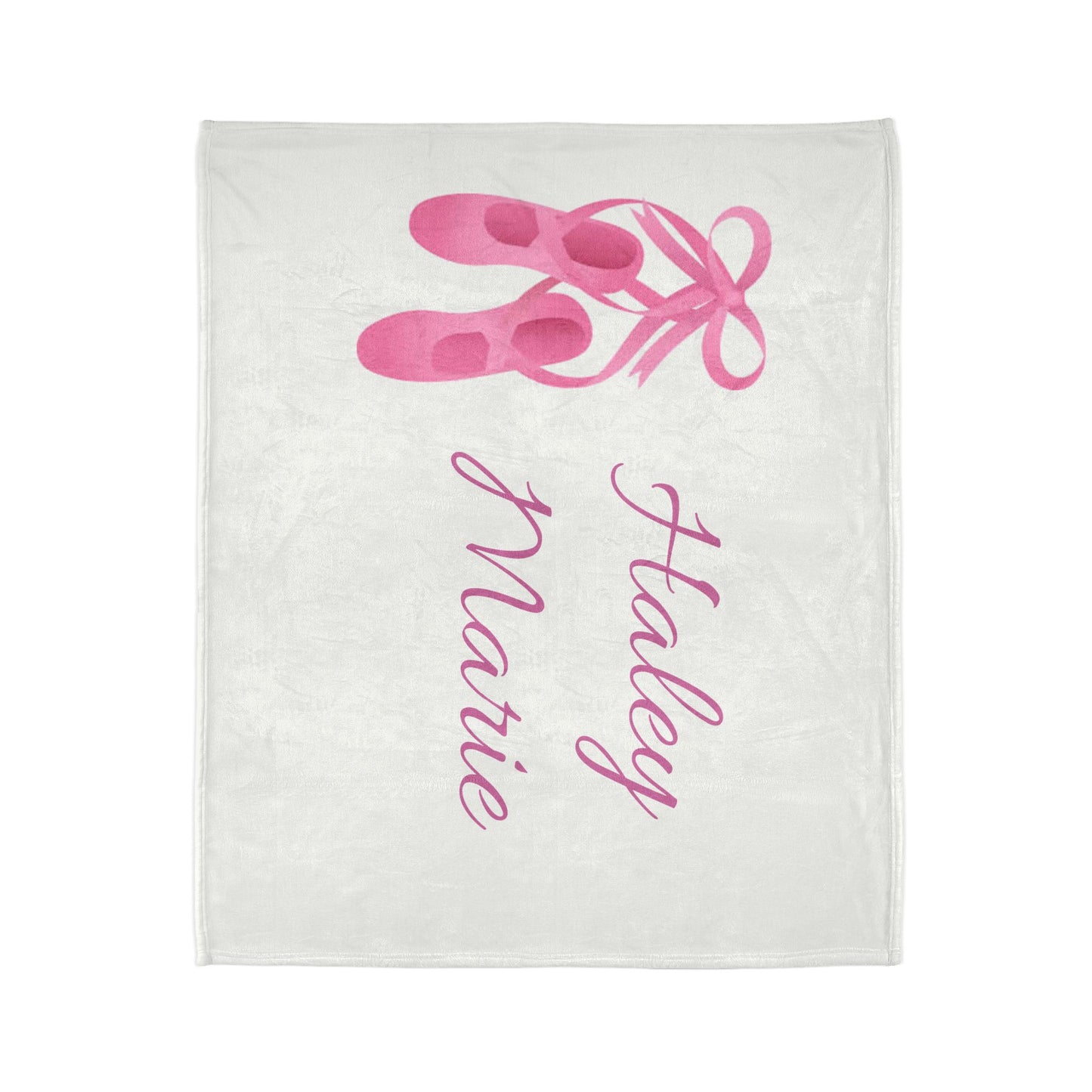 Personalized Ballet Soft Polyester Blanket