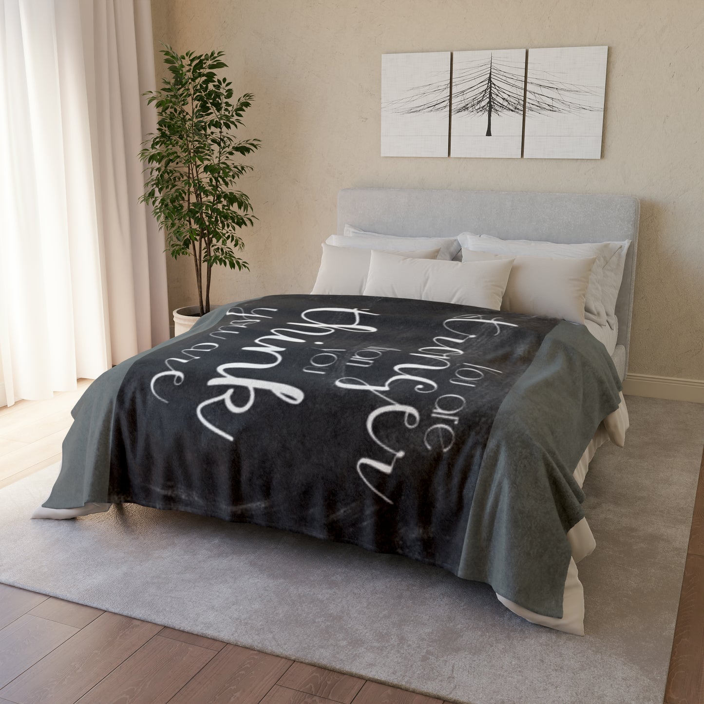 Encouragement Soft Polyester Blanket